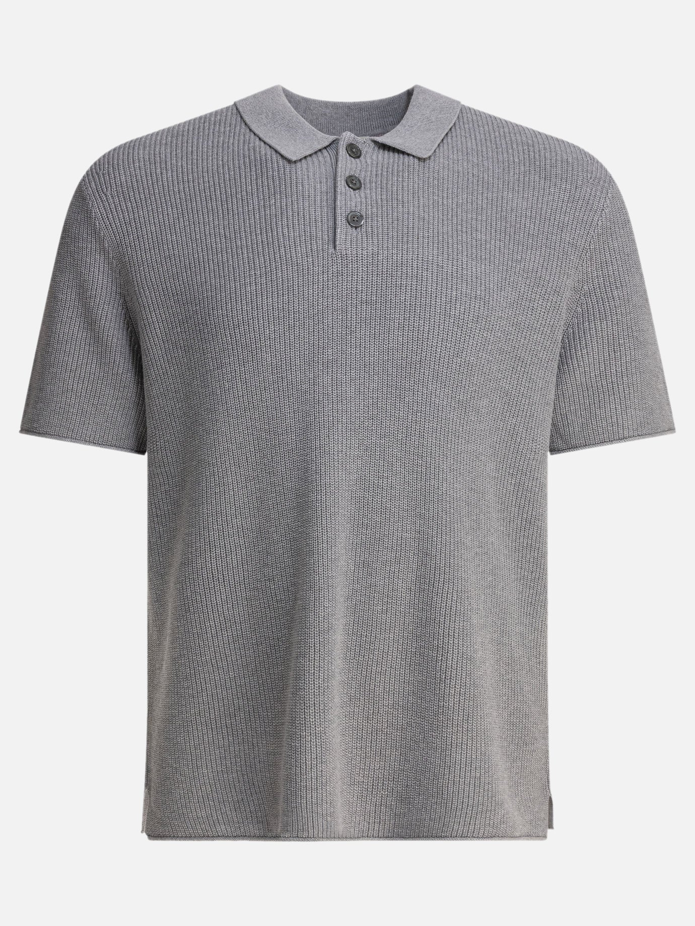 Polo shirts with buttons Solid colour  Grey - Alex Mill Men | PDP | VIETTI Online Store | thumbnail