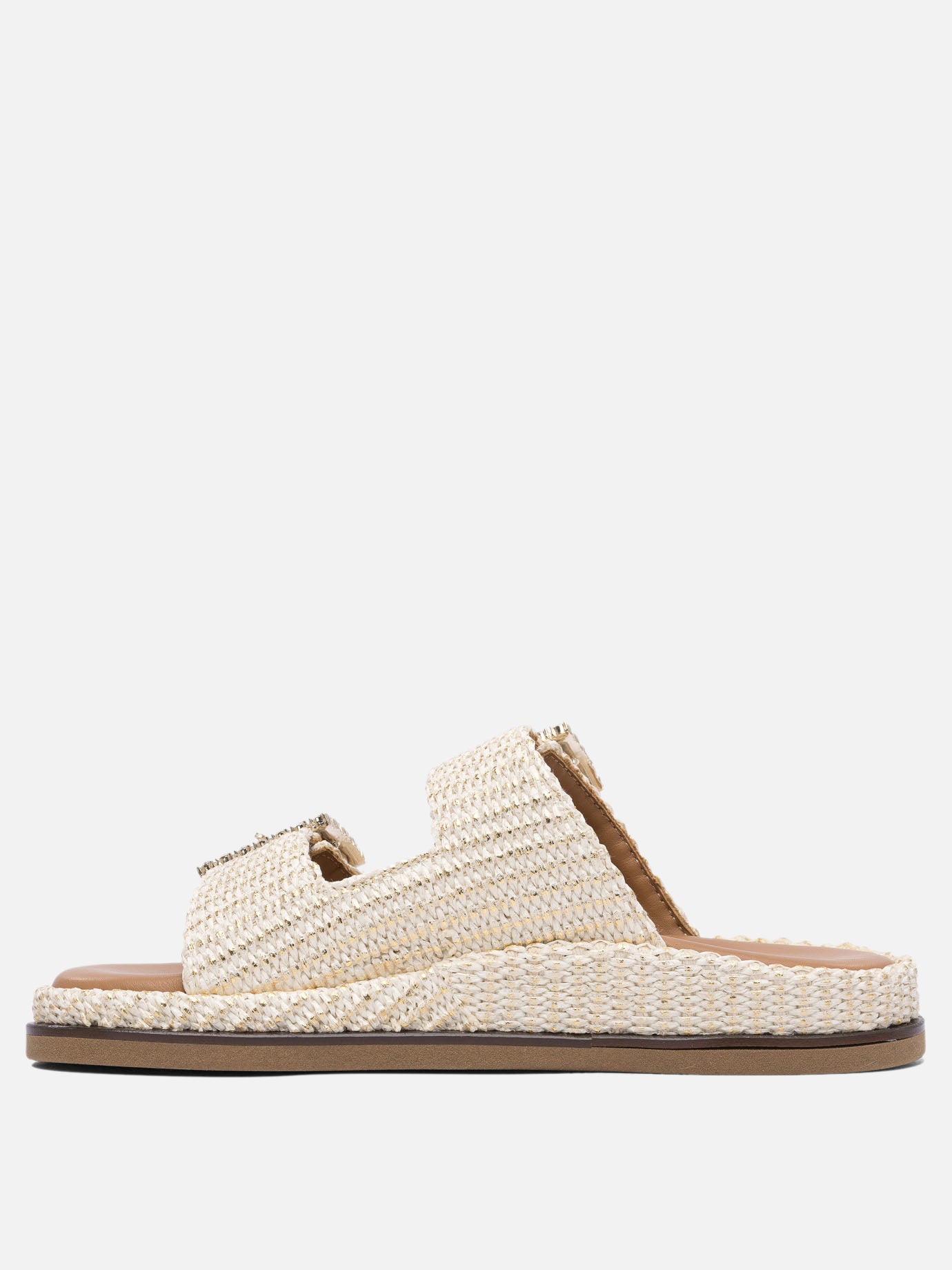 Sandali bassi 100% rafia - 100% rubber  Bianco - Alibi Donna | PDP | VIETTI Online Store | Zoom-Modal_3
