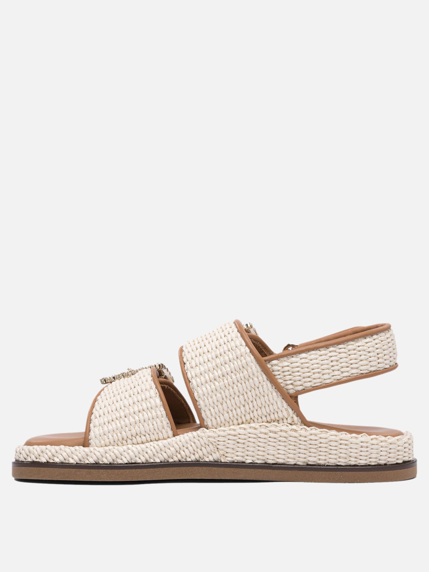 Flat sandals 100% rafia - 100% rubber  Beige - Alibi Women | PDP | VIETTI Online Store | Zoom-Modal_3
