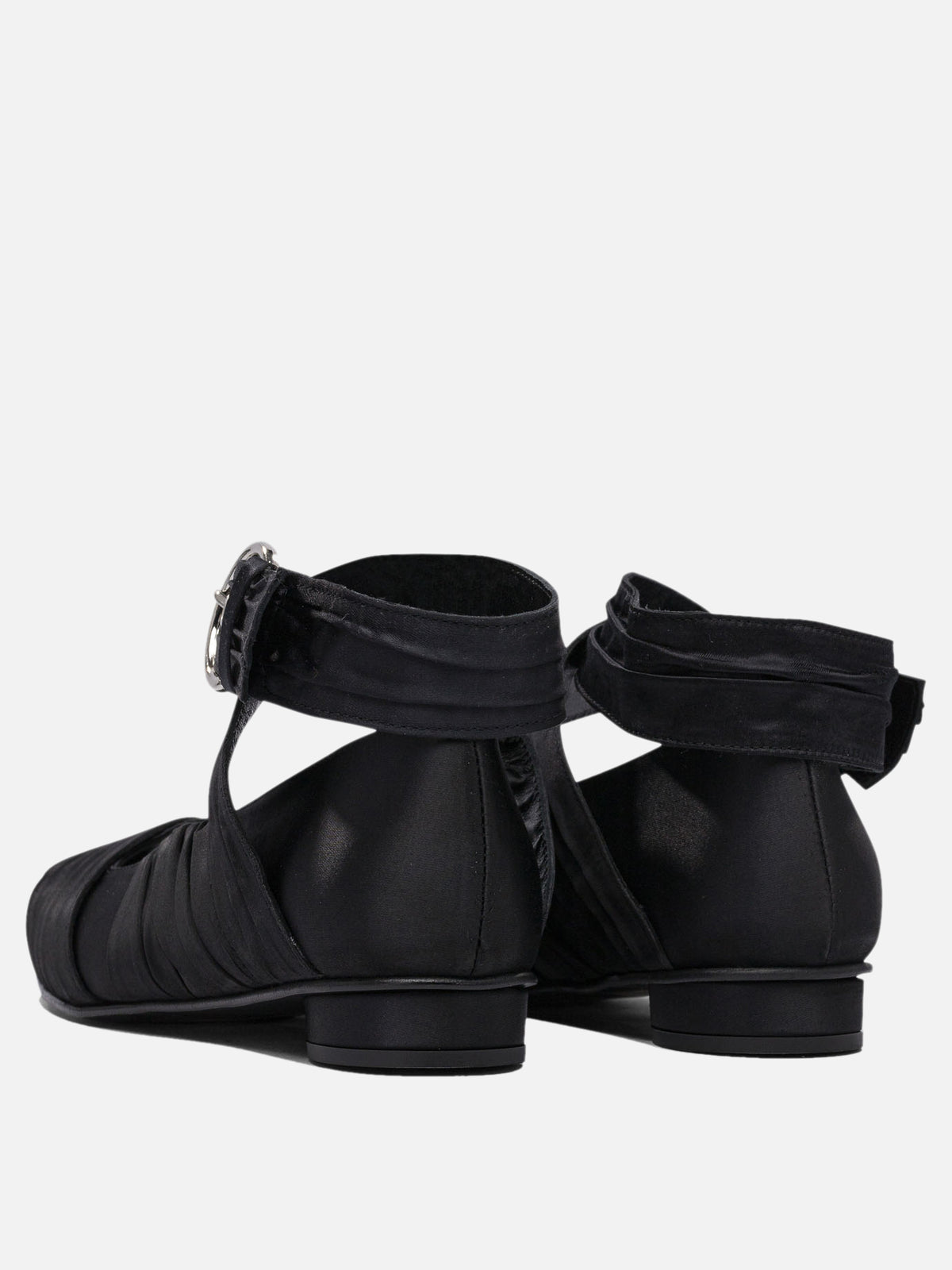 Alohas Ballerine "Volant" Nero - VIETTI
