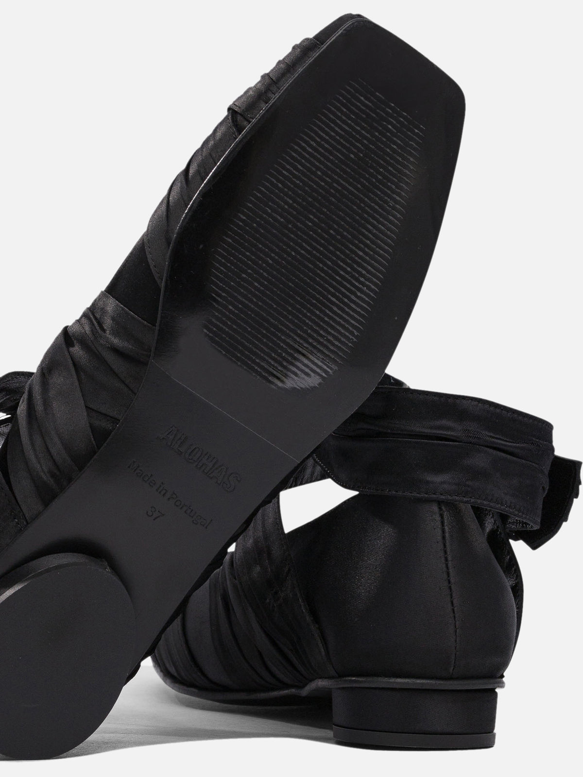 Alohas "Volant" ballets shoes Black