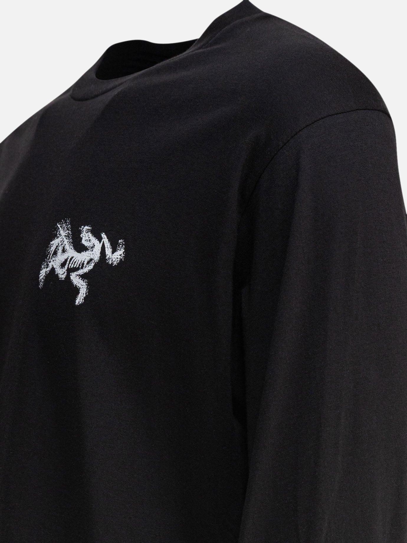 T-shirt girocollo Logo  Nero - Arc'teryx Uomo | PDP | VIETTI Online Store | Zoom-Modal_4
