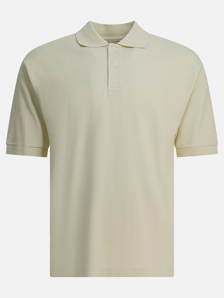 Auralee Heavy cotton polo shirt Beige - Men | VIETTI Online Store