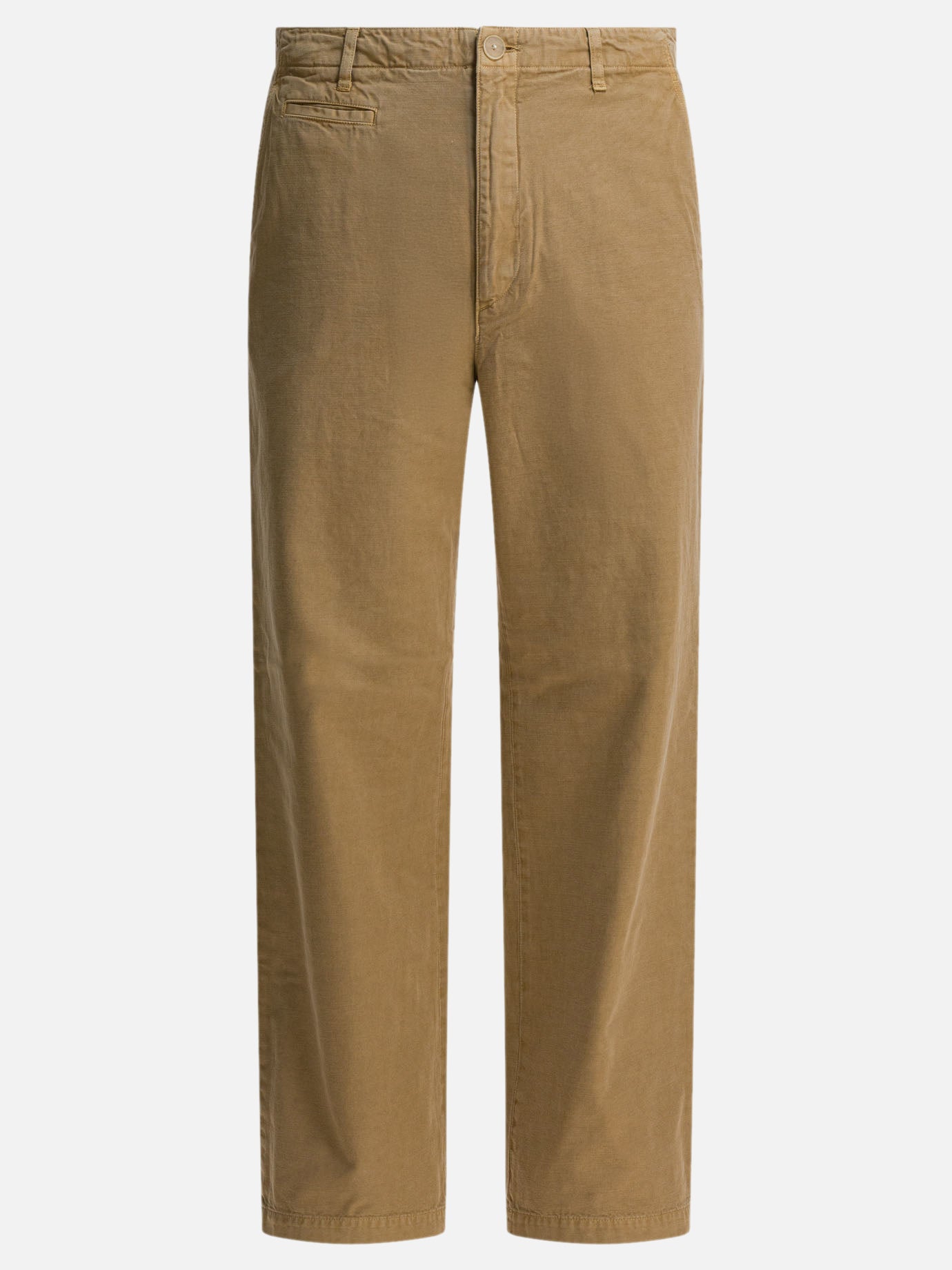 Leisure trousers Solid colour  Beige - Auralee Men | PDP | VIETTI Online Store | Zoom-Modal
