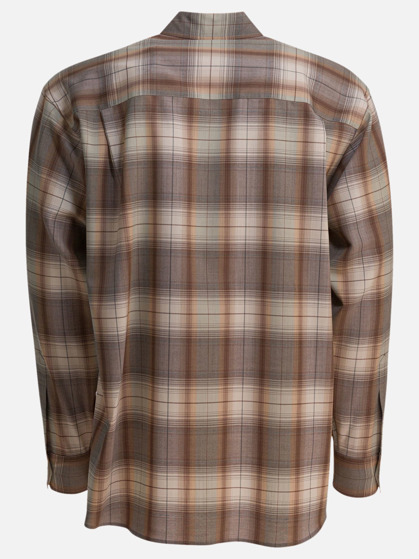 Camicie casual Check  Beige - Auralee Uomo | PDP | VIETTI Online Store | thumbnail_2