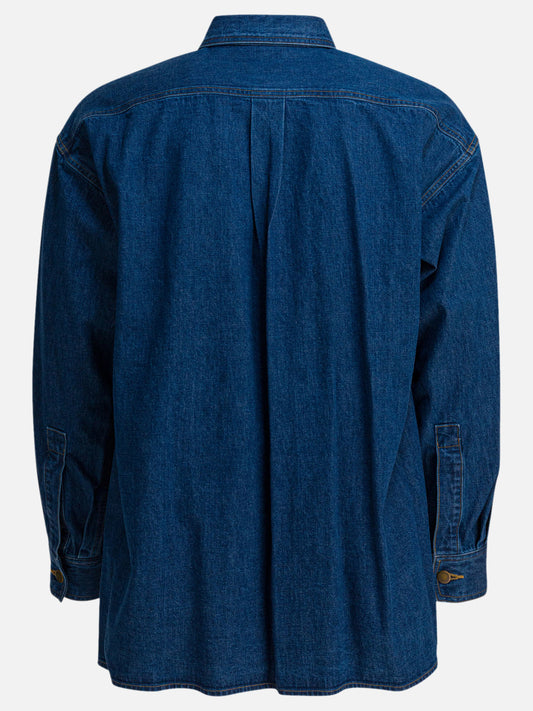 Camicie casual Denim  Blu - Auralee Uomo | PLP | VIETTI Online Store | 2
