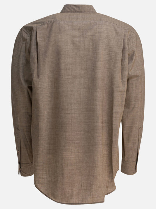 Camicie casual Solid colour  Beige - Auralee Uomo | PLP | VIETTI Online Store | 2
