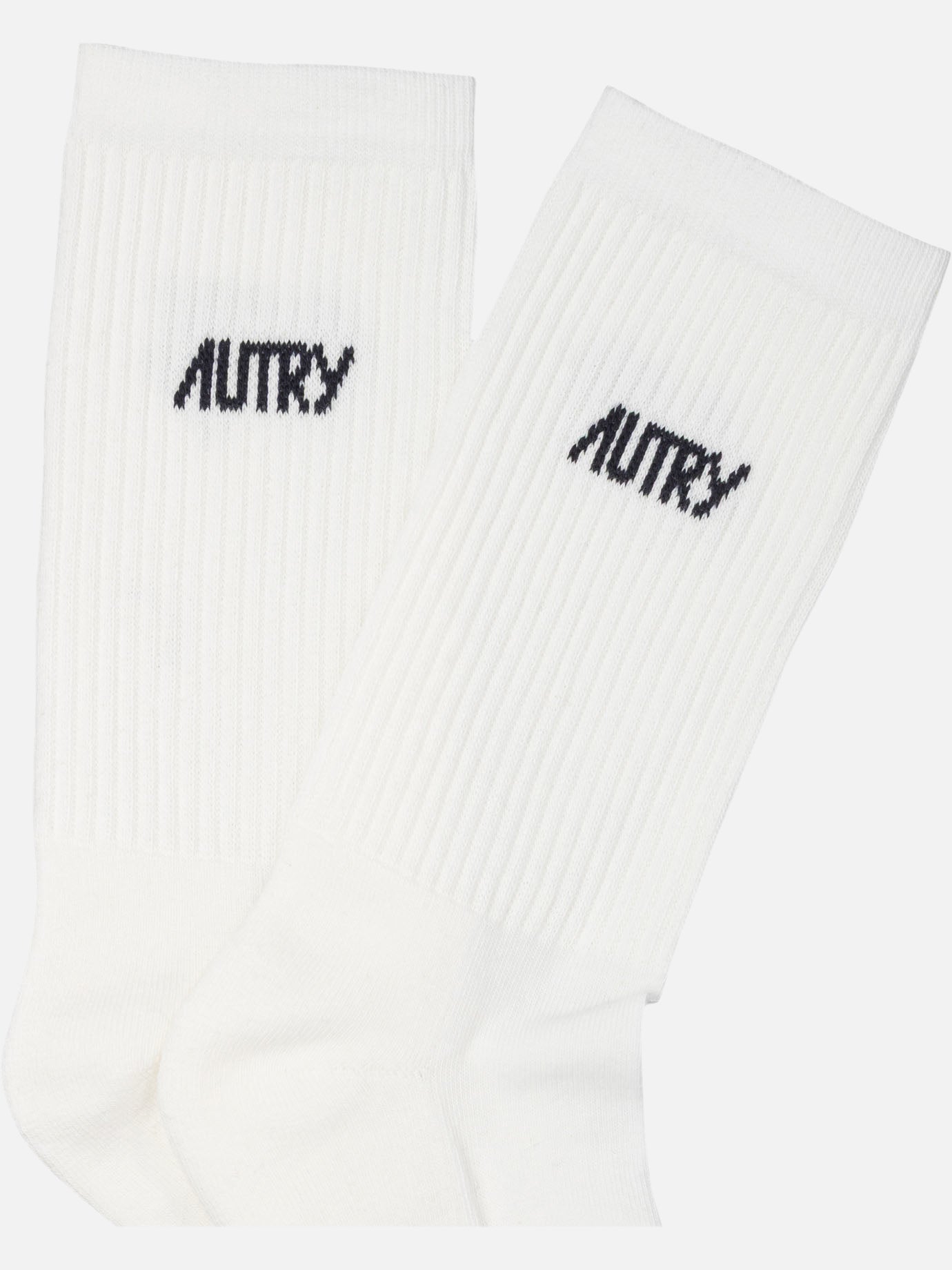 Autry Jacquard logo socks White
