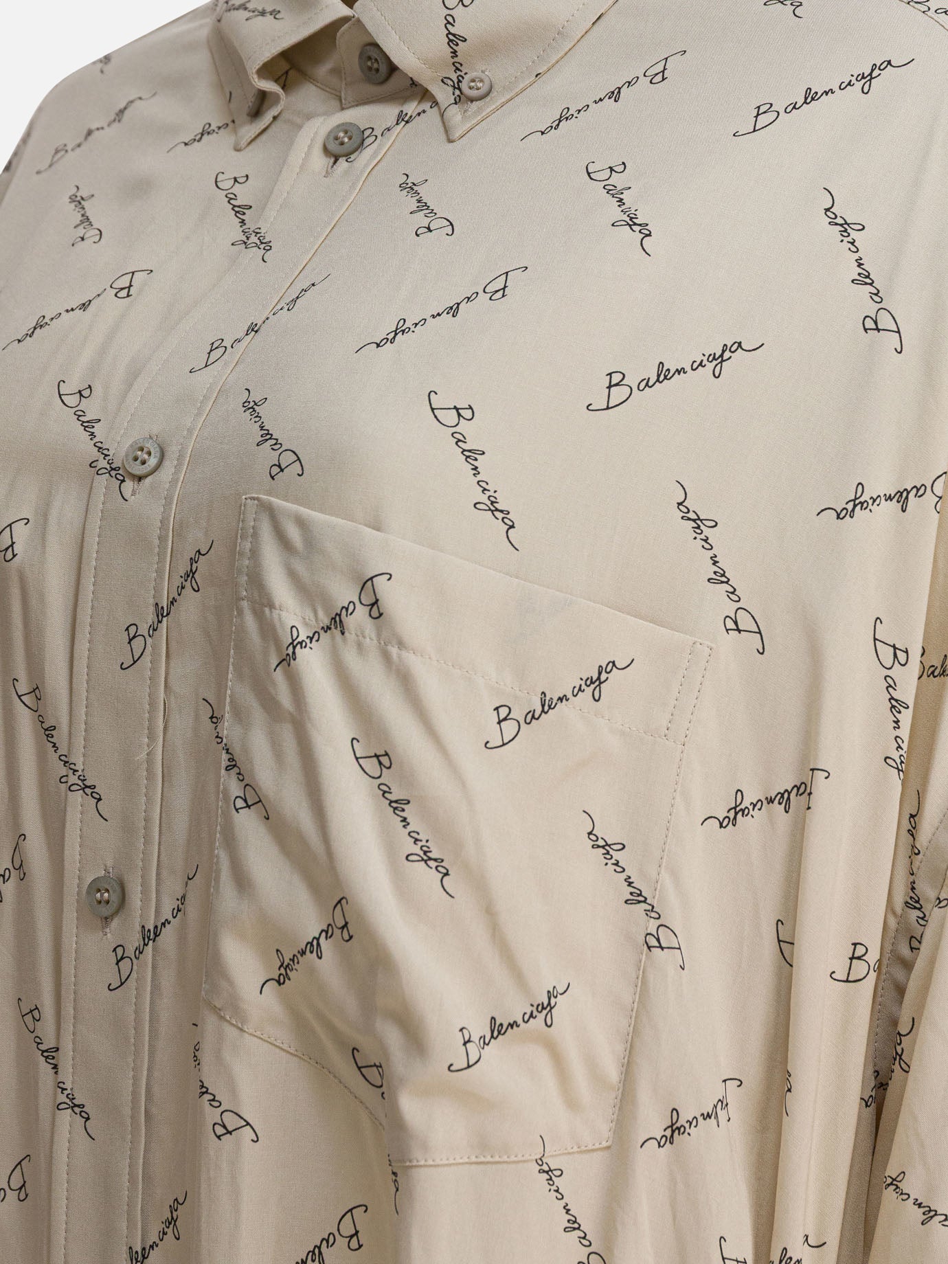 Camicie casual Logo  Beige - Balenciaga Donna | PDP | VIETTI Online Store | thumbnail_4