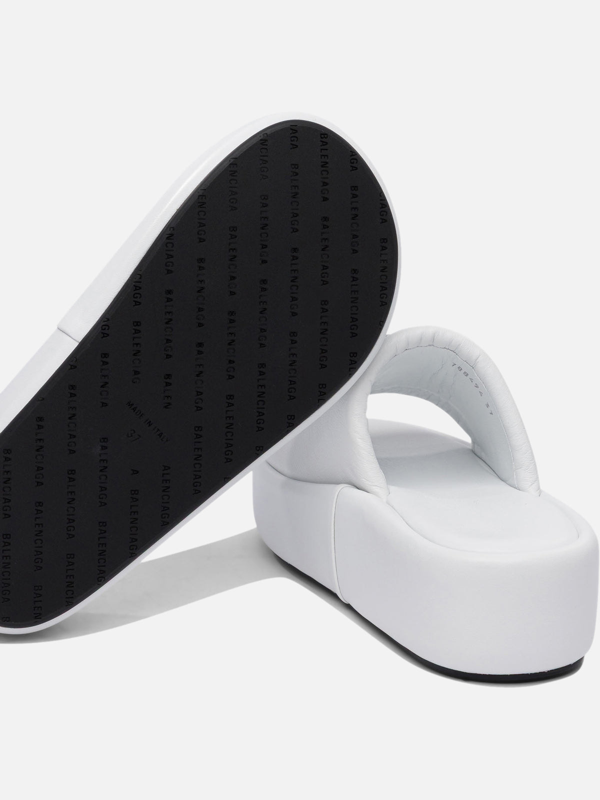 Balenciaga "Rise" 55 mm slides White - VIETTI