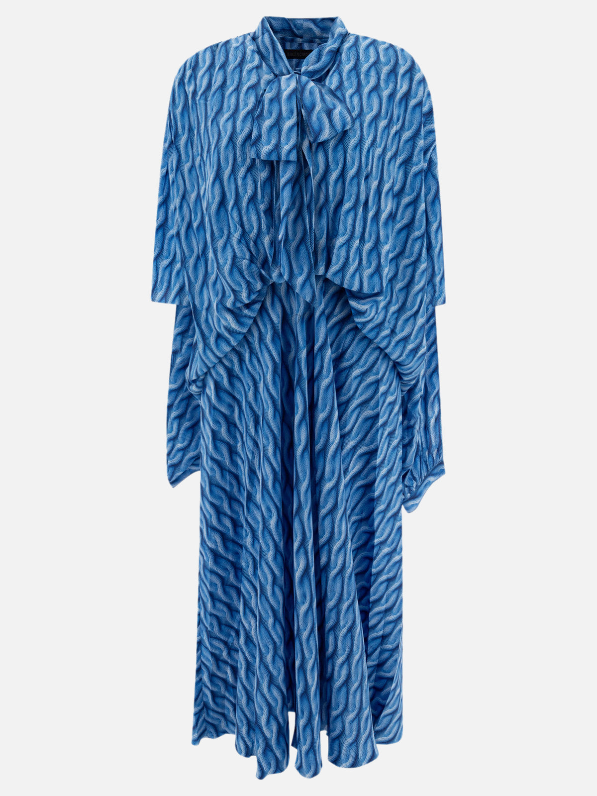 Balenciaga Printed dress Blue