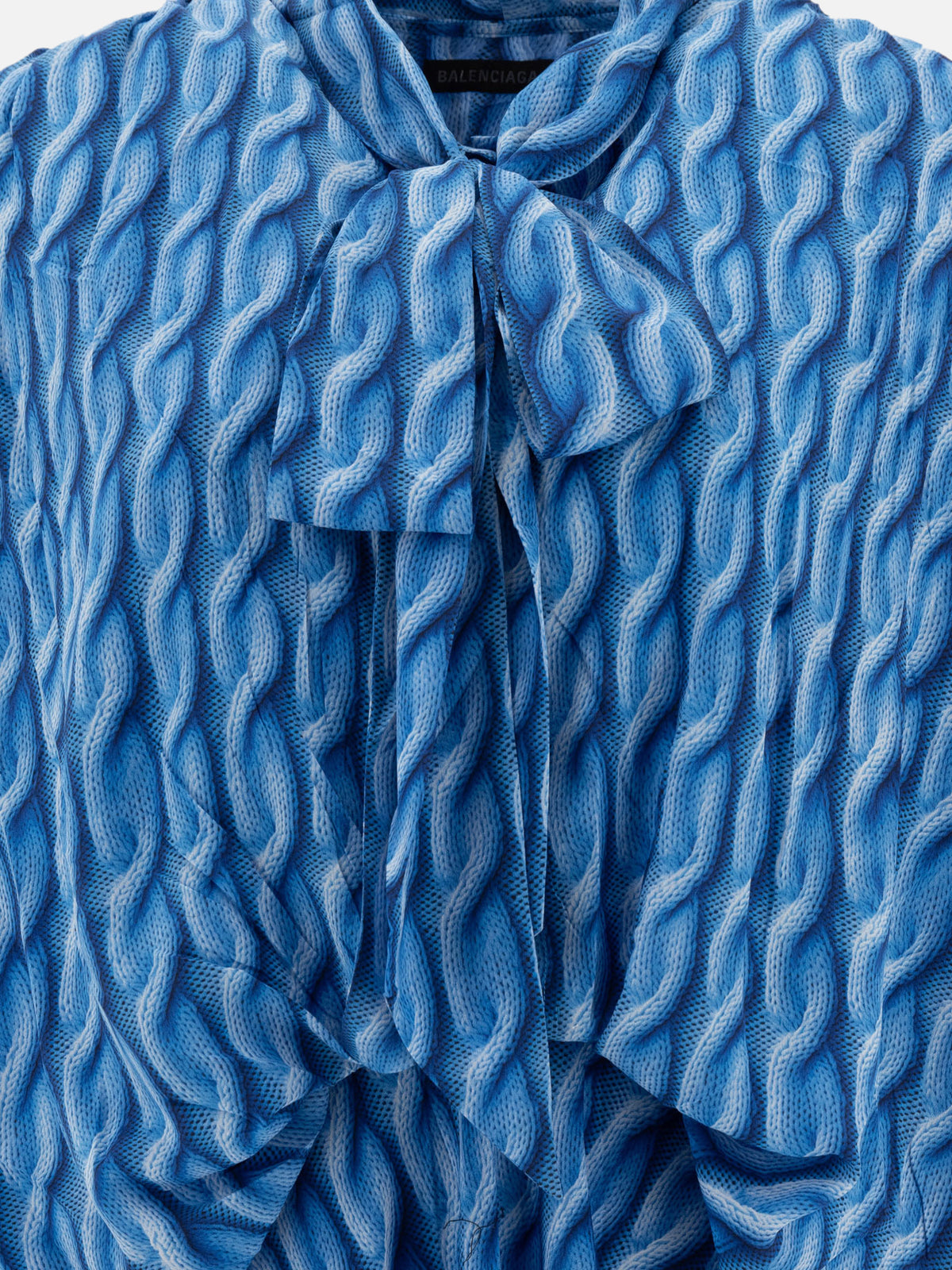 Balenciaga Printed dress Blue