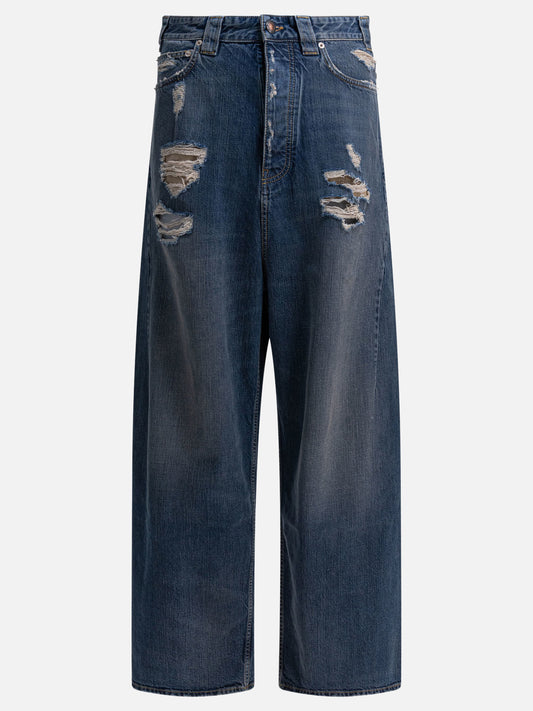 Wide-leg jeans Denim  Blue - Balenciaga Men | PLP | VIETTI Online Store 

