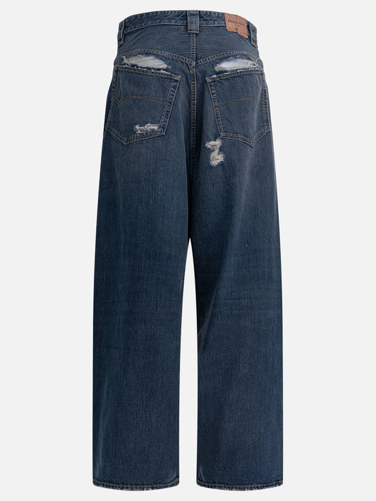 Wide-leg jeans Denim  Blue - Balenciaga Men | PLP | VIETTI Online Store | 2
