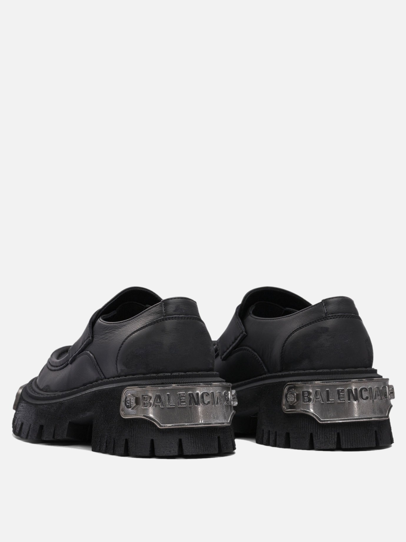 Mocassini 100% calf leather - 100% rubber  Nero - Balenciaga Donna | PDP | VIETTI Online Store | thumbnail_4