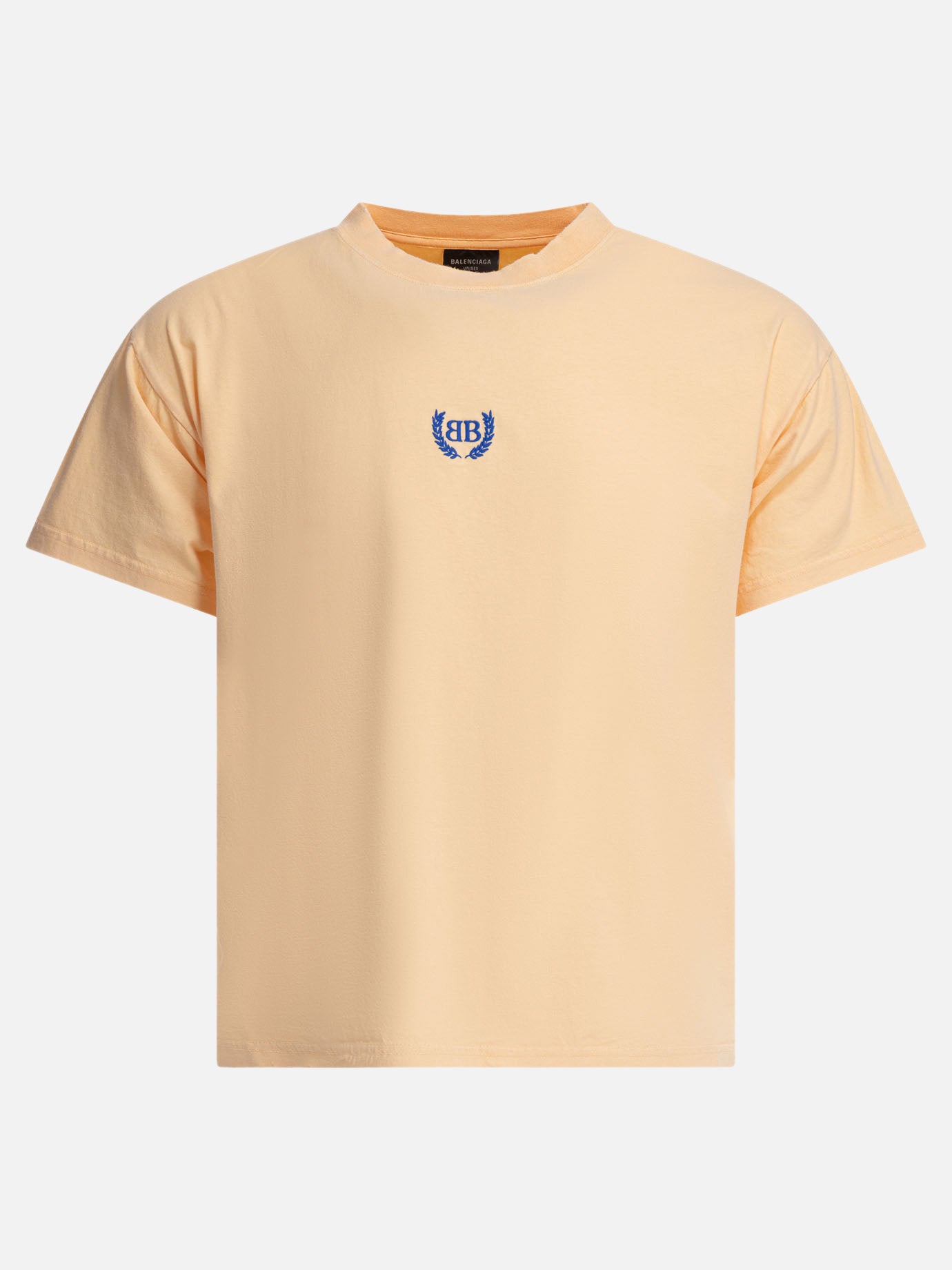 Balenciaga &quot;Boxy Laurel Classic&quot; T-shirt 18319654_S Yellow thumbnail_1