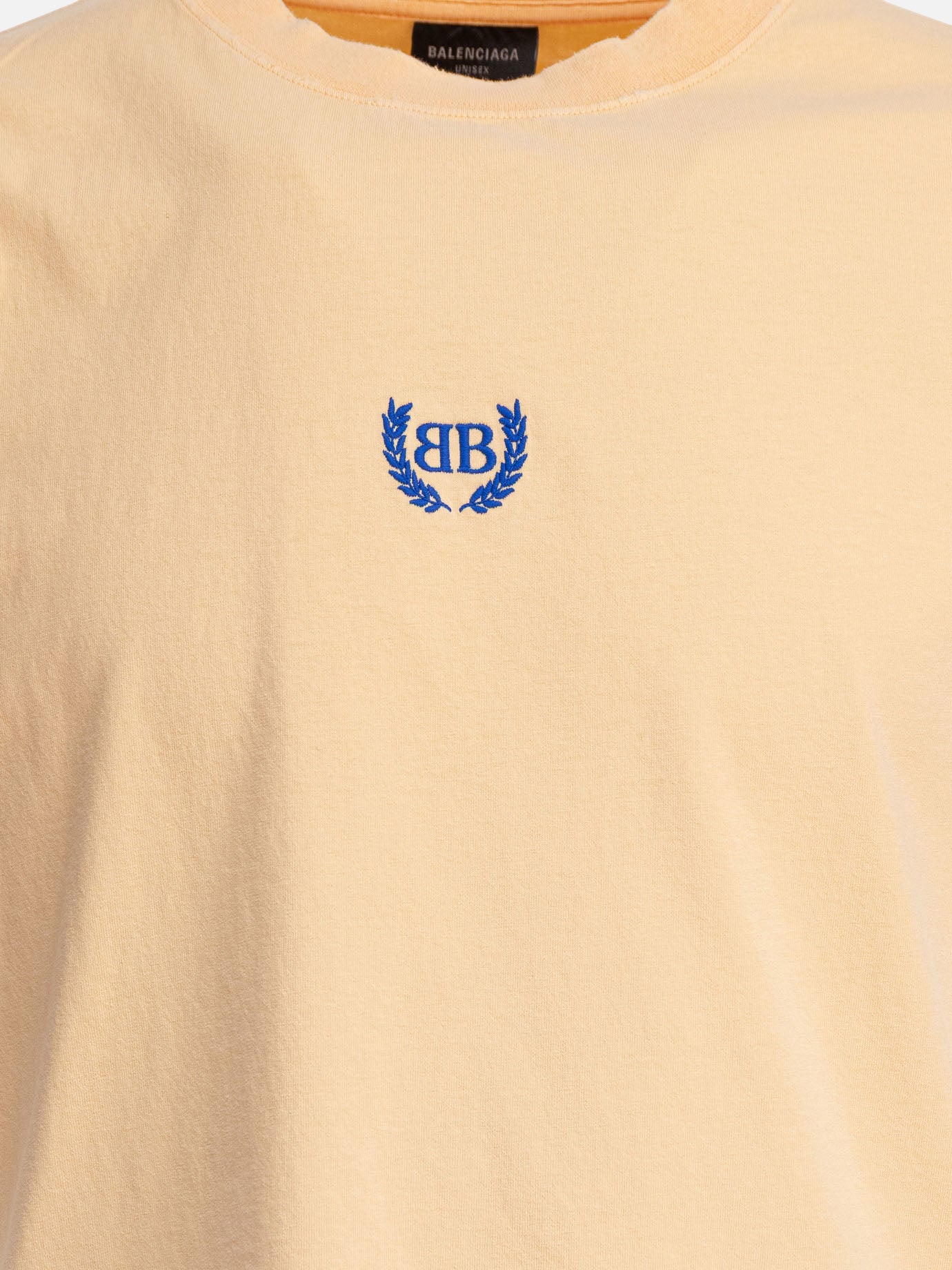 Balenciaga &quot;Boxy Laurel Classic&quot; T-shirt 18319654_S Yellow thumbnail_3