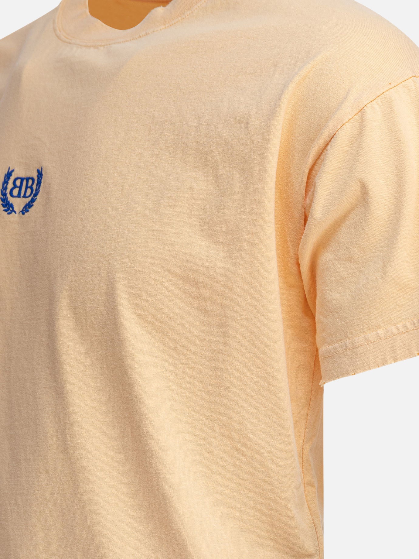 Balenciaga "Boxy Laurel Classic" T-shirt Yellow