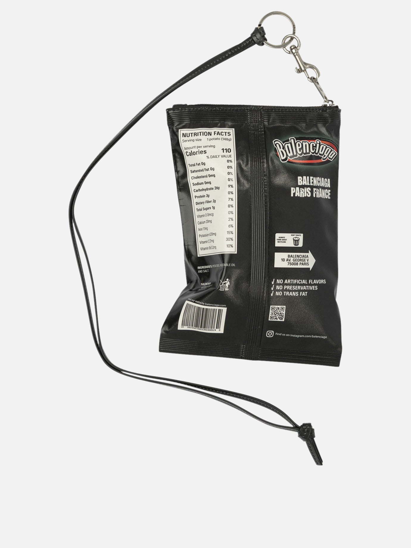 Accessori per cellulare Logo  Nero - Balenciaga Donna | PDP | VIETTI Online Store | Zoom-Modal_2
