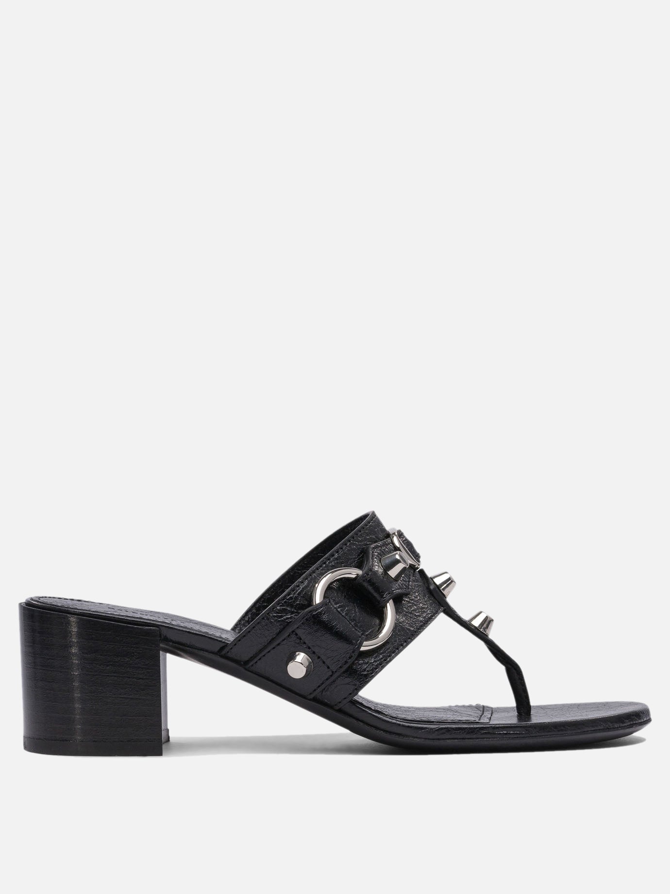 Sandali con tacco 100% lamb leather - 100% leather  Nero - Balenciaga Donna | PDP | VIETTI Online Store | Zoom-Modal

