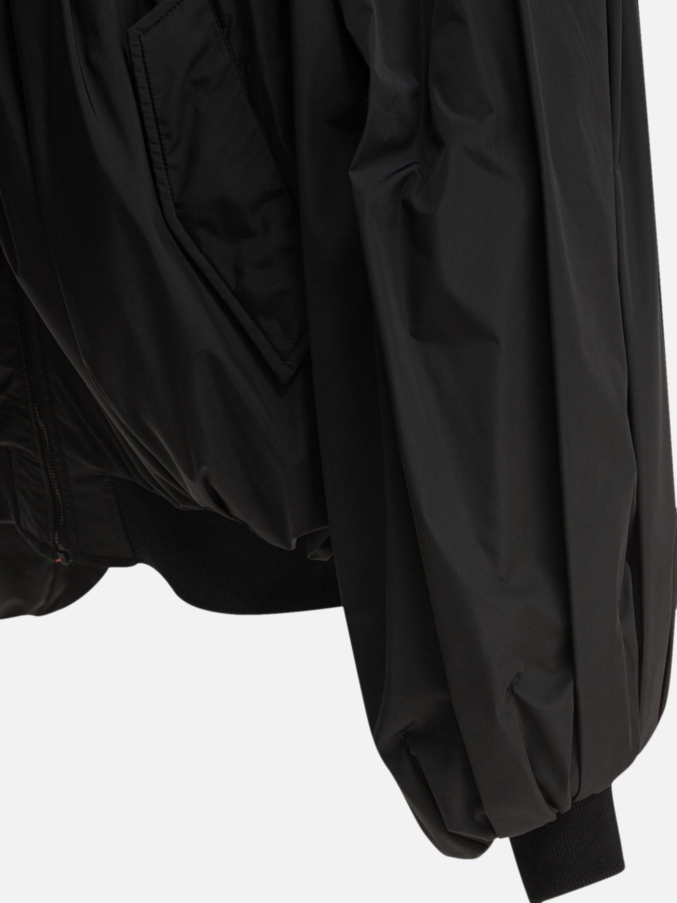 Balenciaga Bomber drappeggiato 11996546_34 Black thumbnail_4