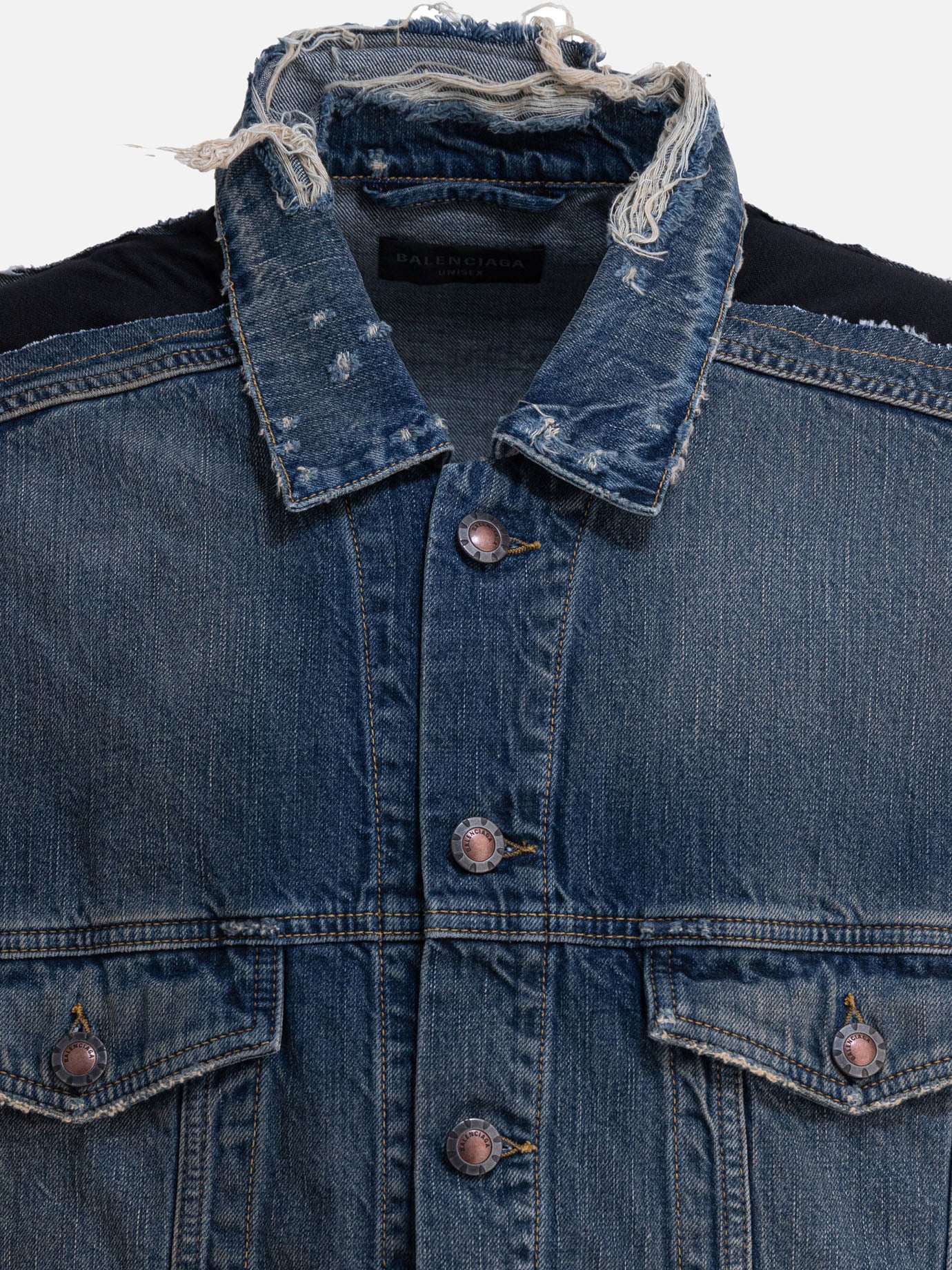Giacche in denim Denim  Blu - Balenciaga Uomo | PDP | VIETTI Online Store | Zoom-Modal_3
