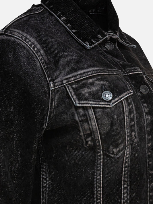 Balenciaga Denim jacket with laces Black


