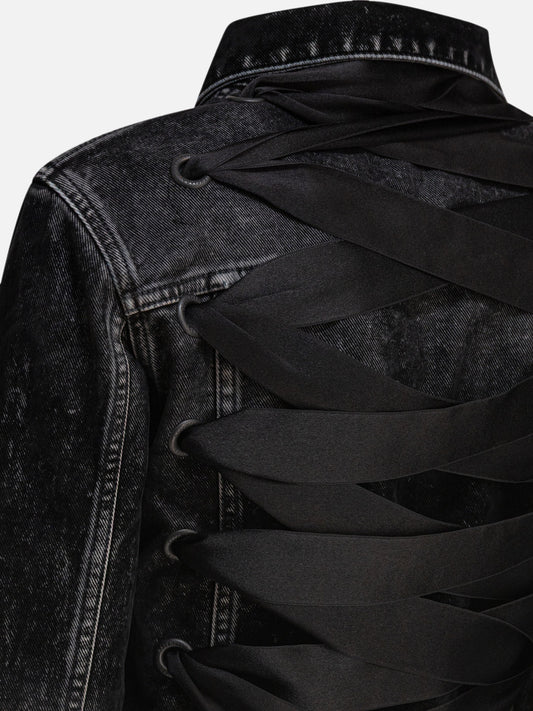 Balenciaga Denim jacket with laces Black

