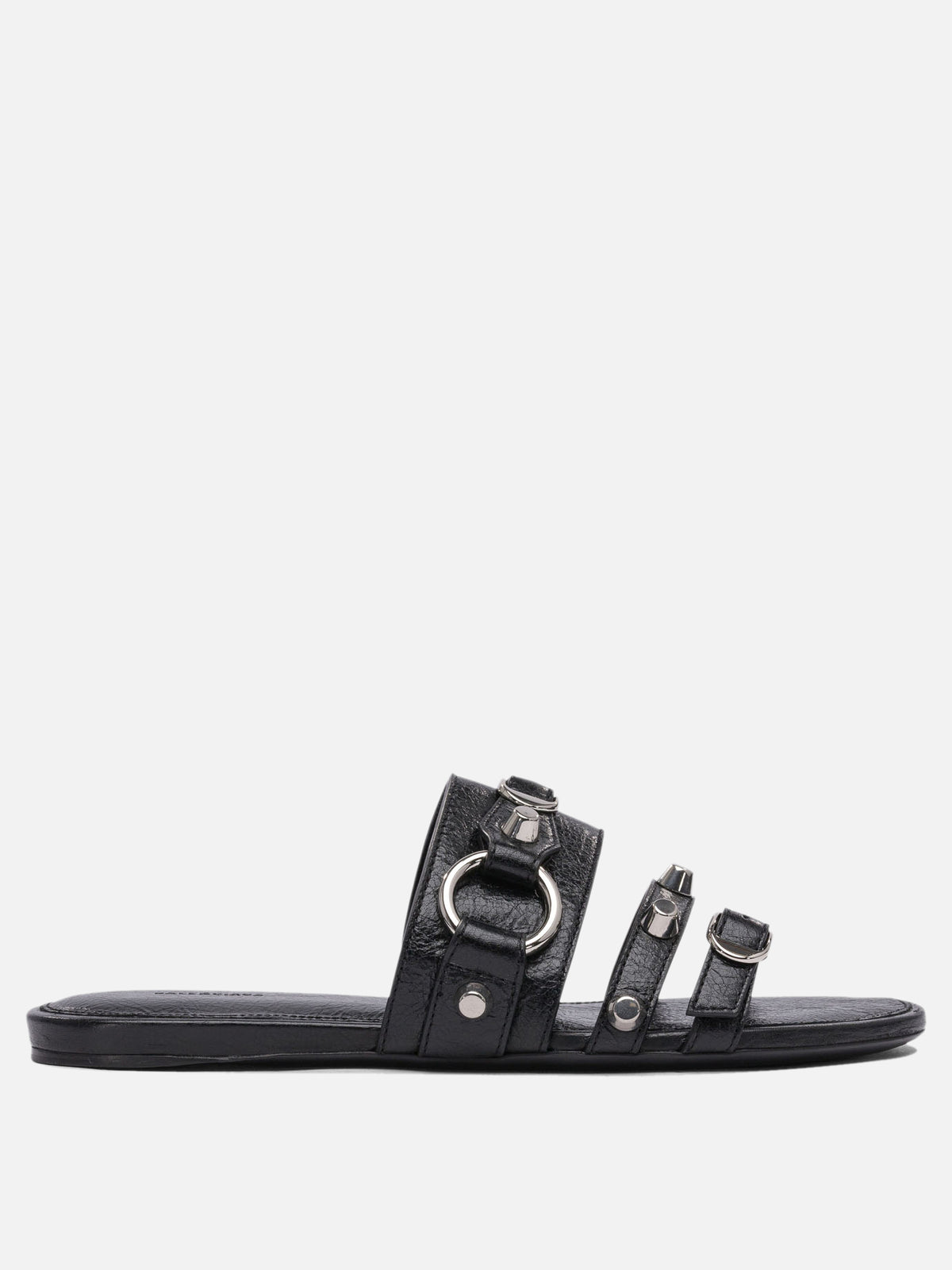 Balenciaga "City" Slides Black