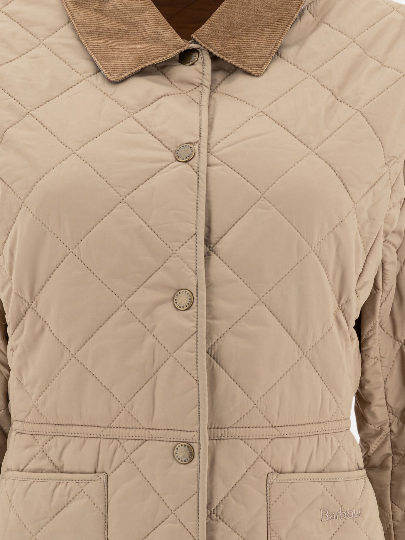 Giacche leggere & Trapuntate Solid colour  Beige - Barbour Donna | PDP | VIETTI Online Store | Zoom-Modal_3
