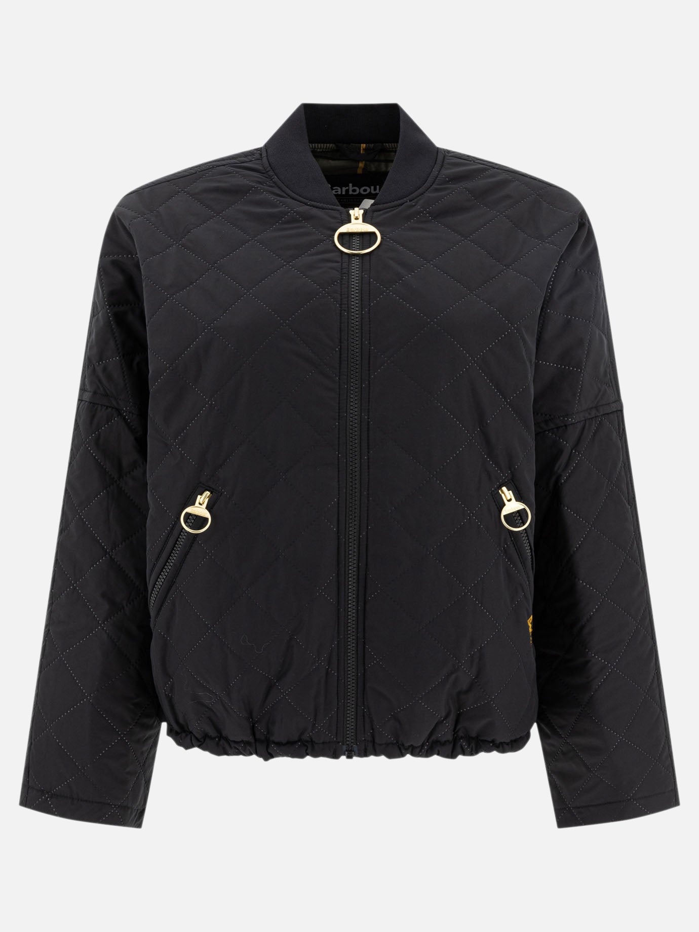 Barbour &quot;Emlyn&quot; Quilted bomber jacket 13214313_08 Black thumbnail_1