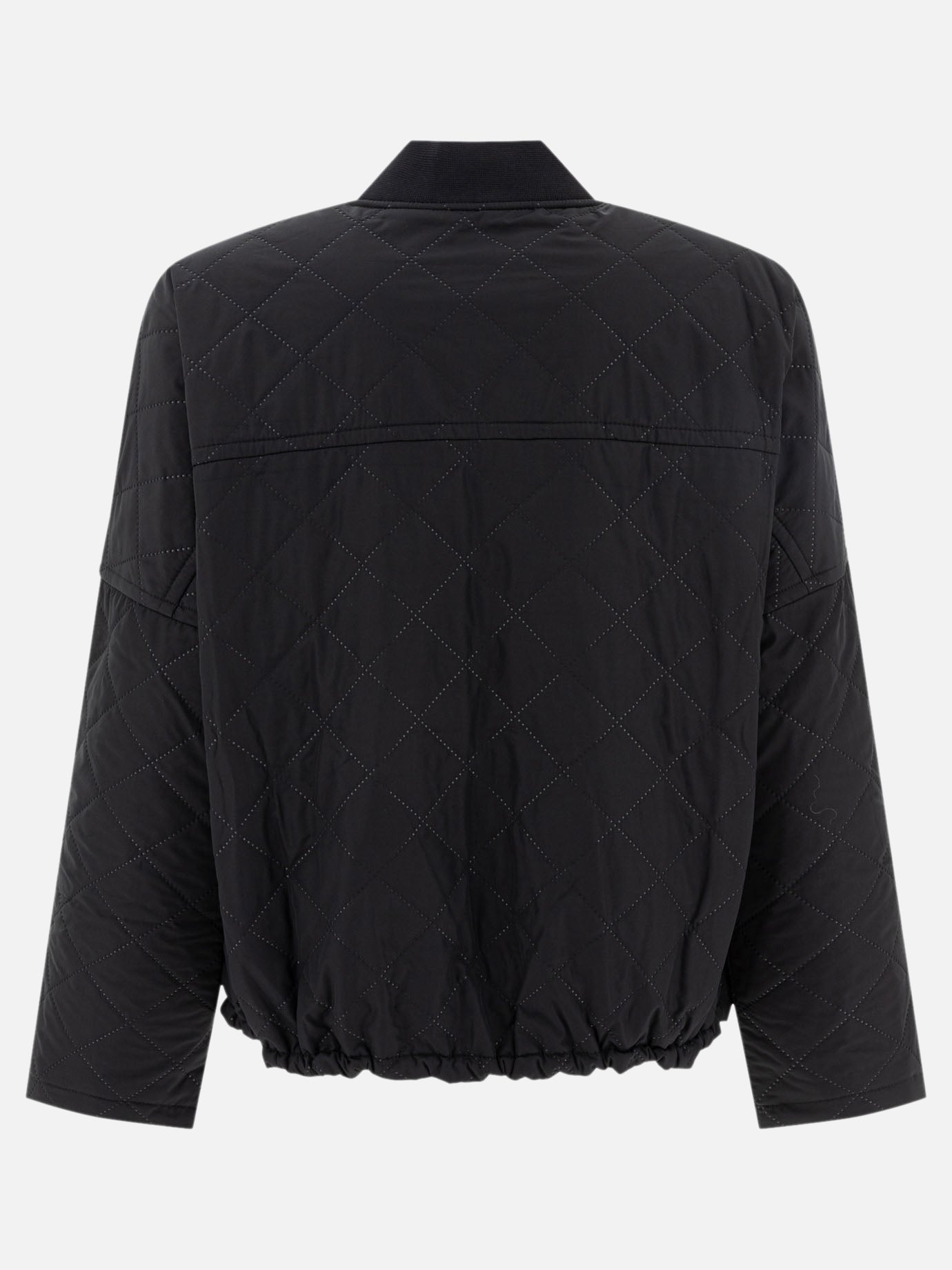 Barbour "Emlyn" Quilted bomber jacket Black