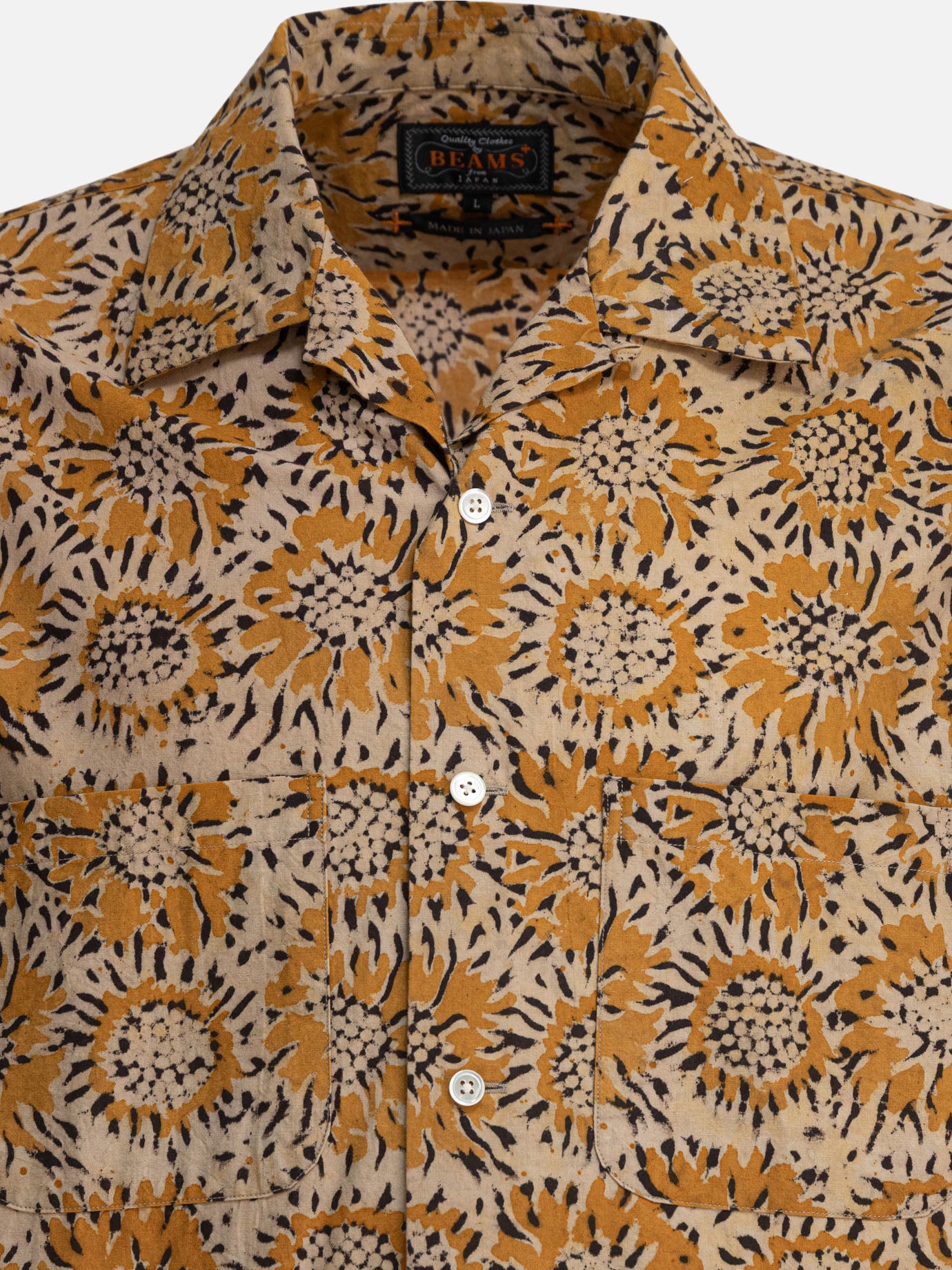 Camicie casual Floral  Giallo - Beams Plus Uomo | PDP | VIETTI Online Store | thumbnail_3