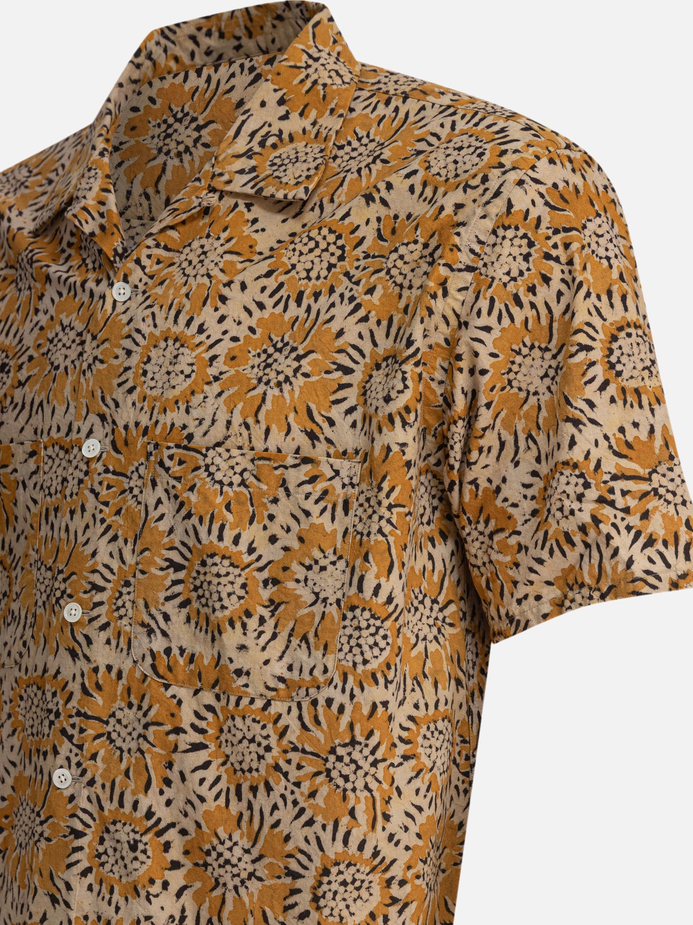 Camicie casual Floral  Giallo - Beams Plus Uomo | PDP | VIETTI Online Store | thumbnail_4