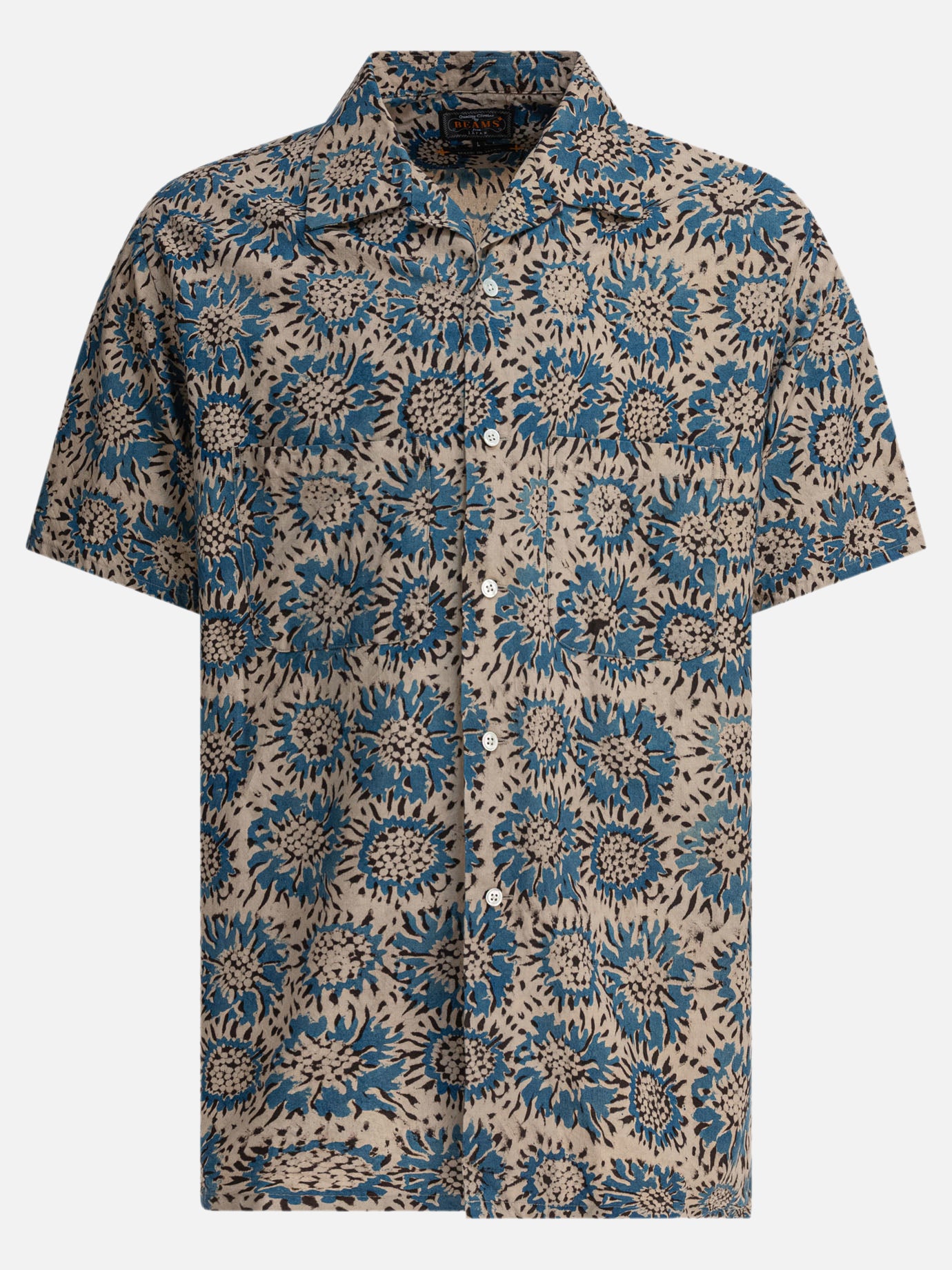 Camicie casual Floral  Blu - Beams Plus Uomo | PDP | VIETTI Online Store | thumbnail