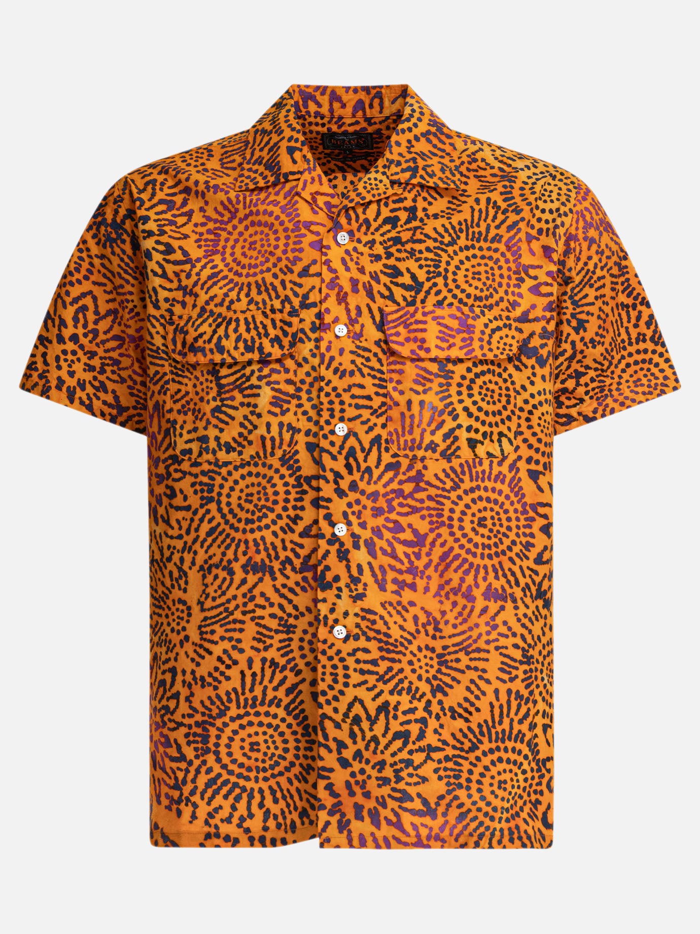 Camicie casual Print  Arancione - Beams Plus Uomo | PDP | VIETTI Online Store | thumbnail