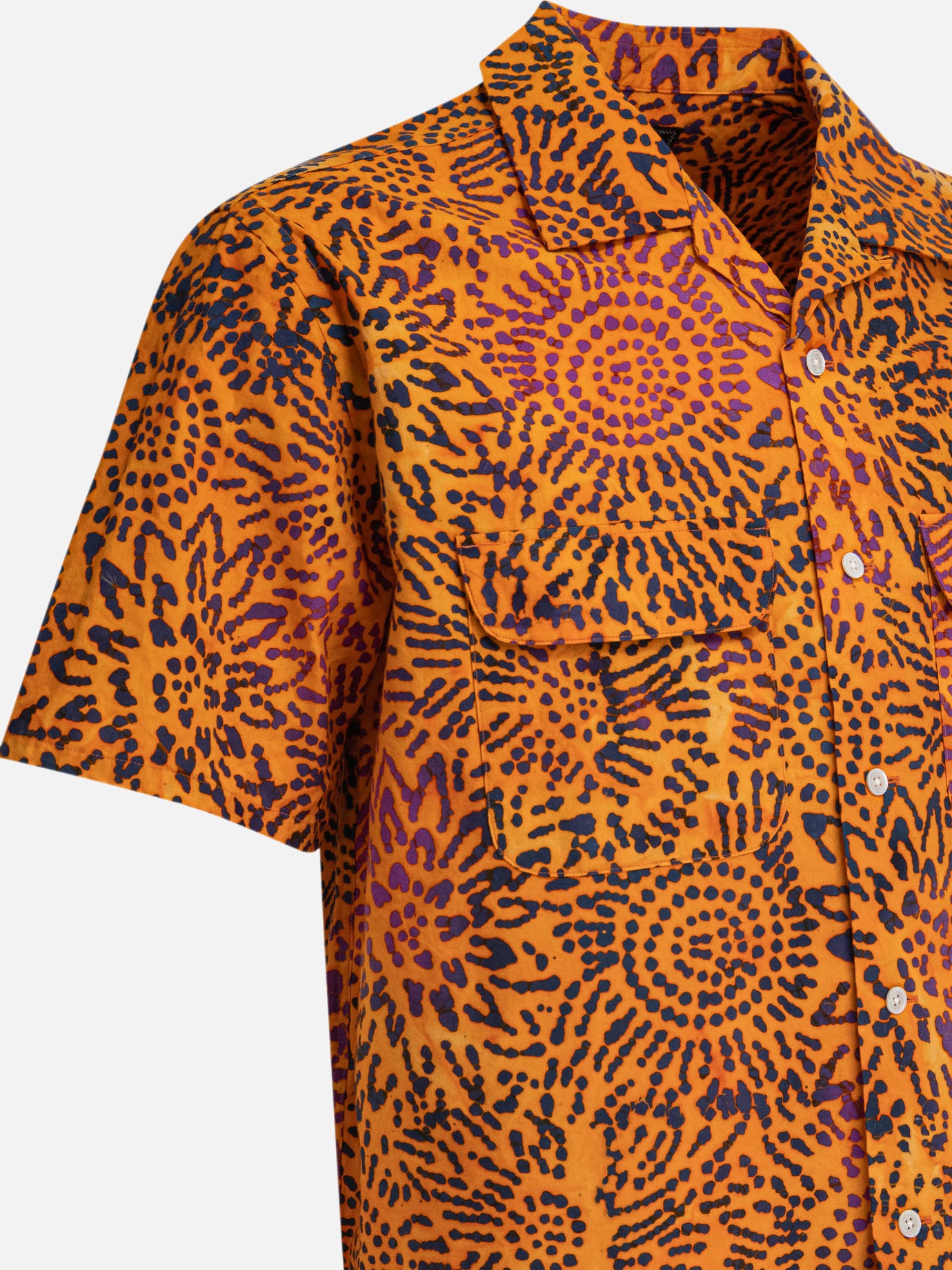 Camicie casual Print  Arancione - Beams Plus Uomo | PDP | VIETTI Online Store | thumbnail_4