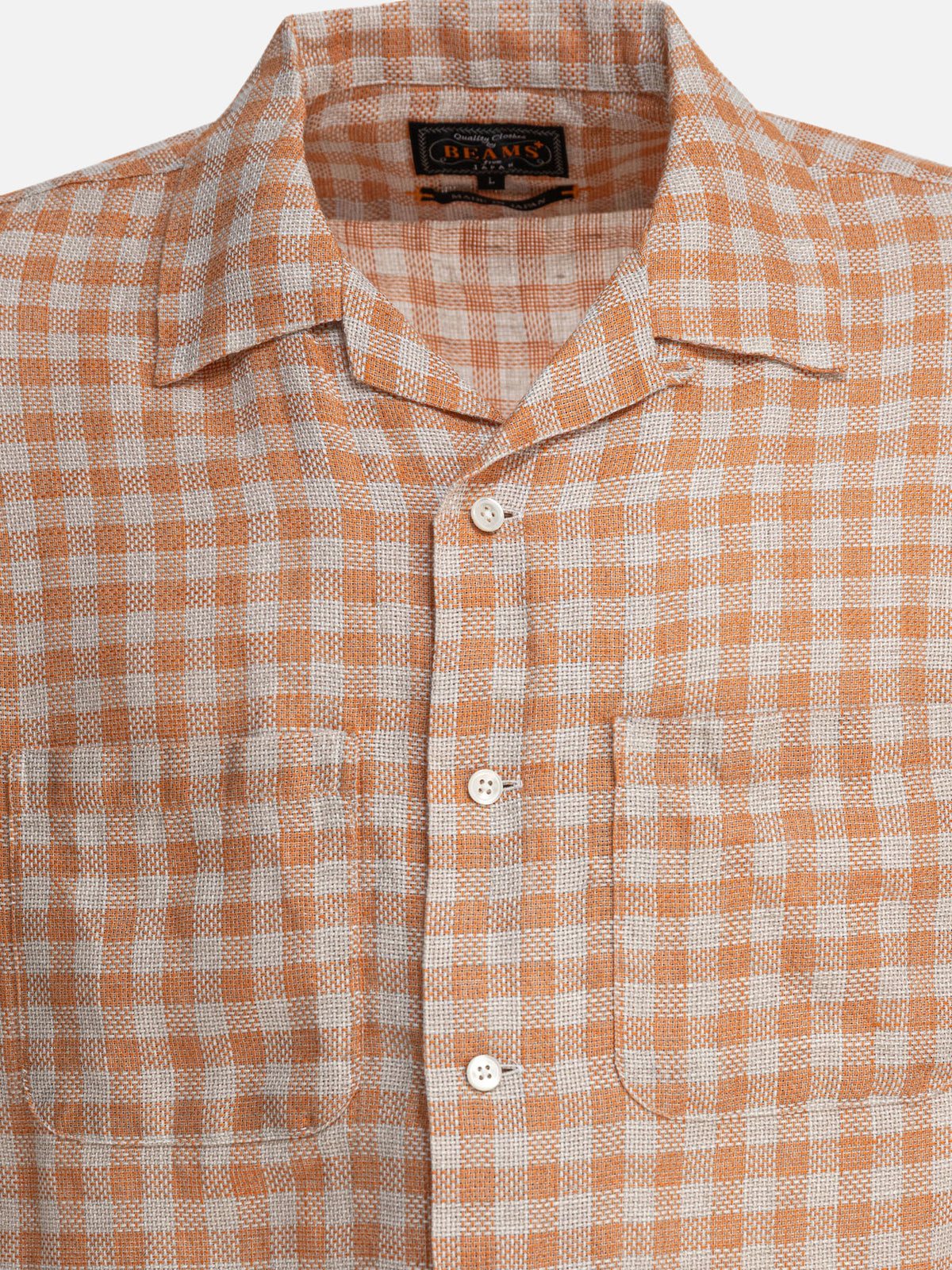 Beams Plus "Panama" Shirt Orange