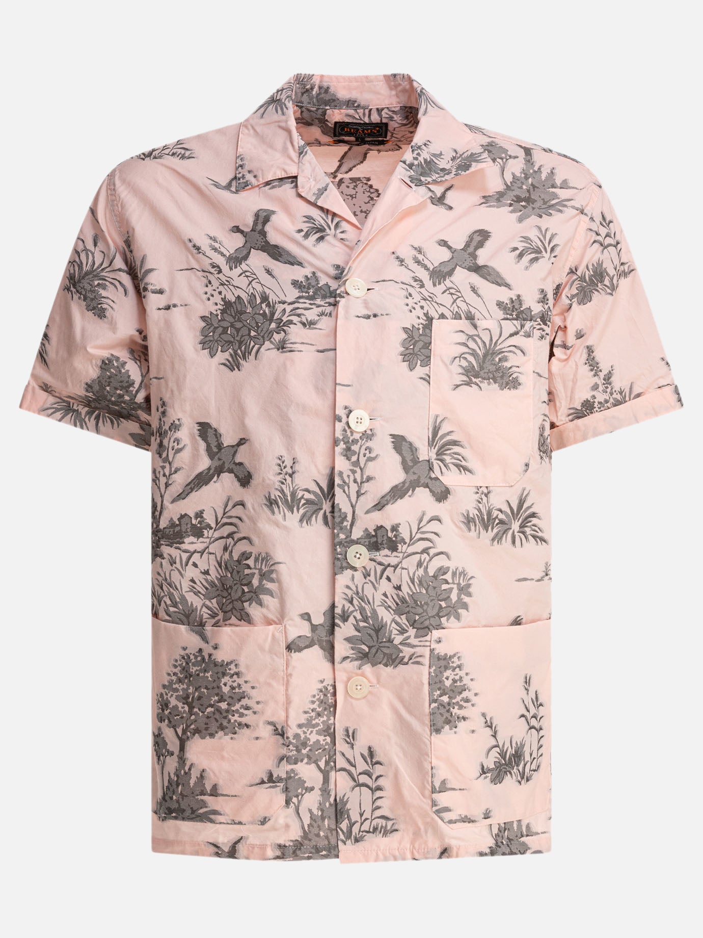 Camicie casual Print  Rosa - Beams Plus Uomo | PDP | VIETTI Online Store | thumbnail