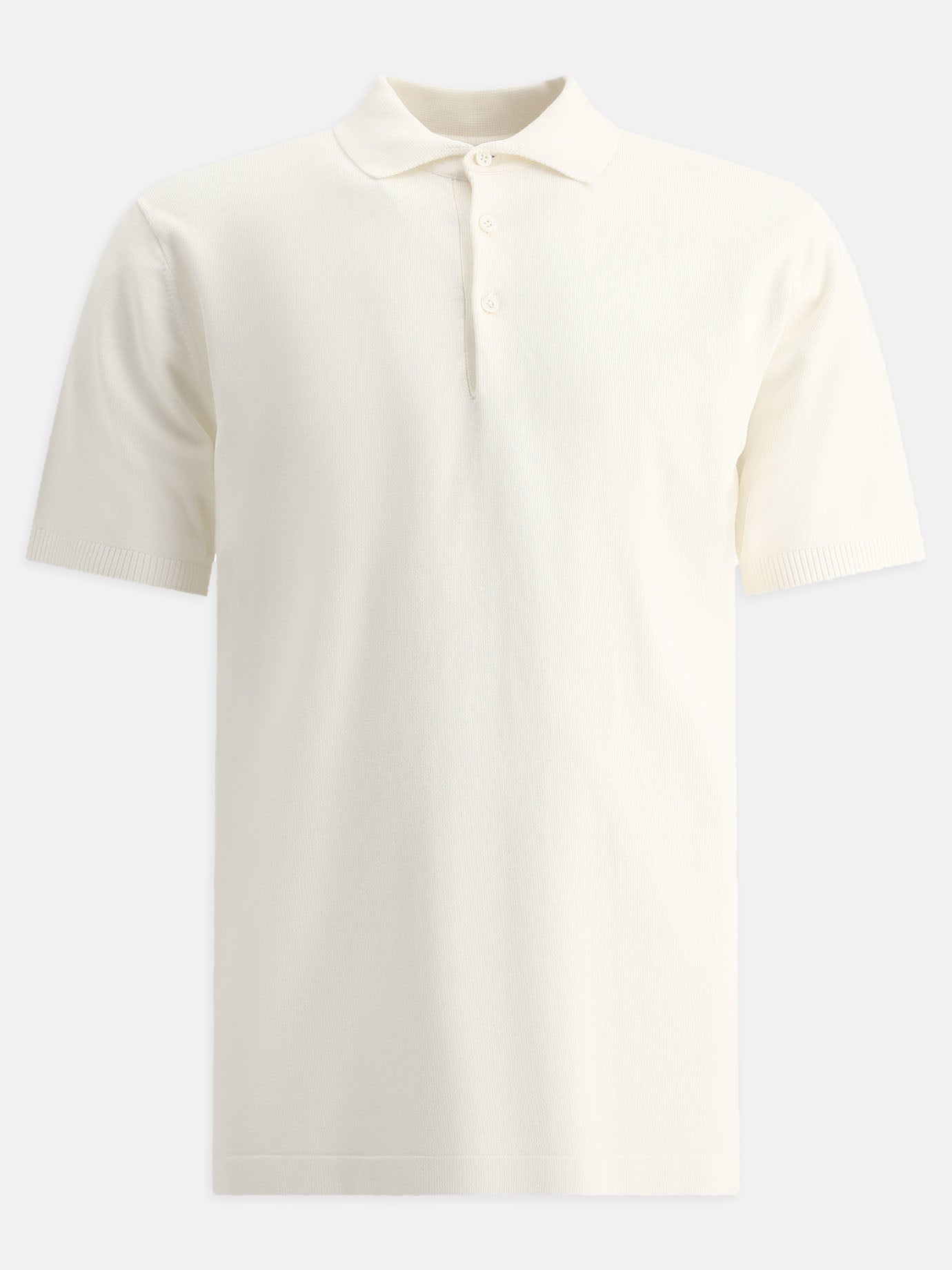 Polo con bottoni Solid colour  Bianco - Beams Plus Uomo | PDP | VIETTI Online Store | thumbnail