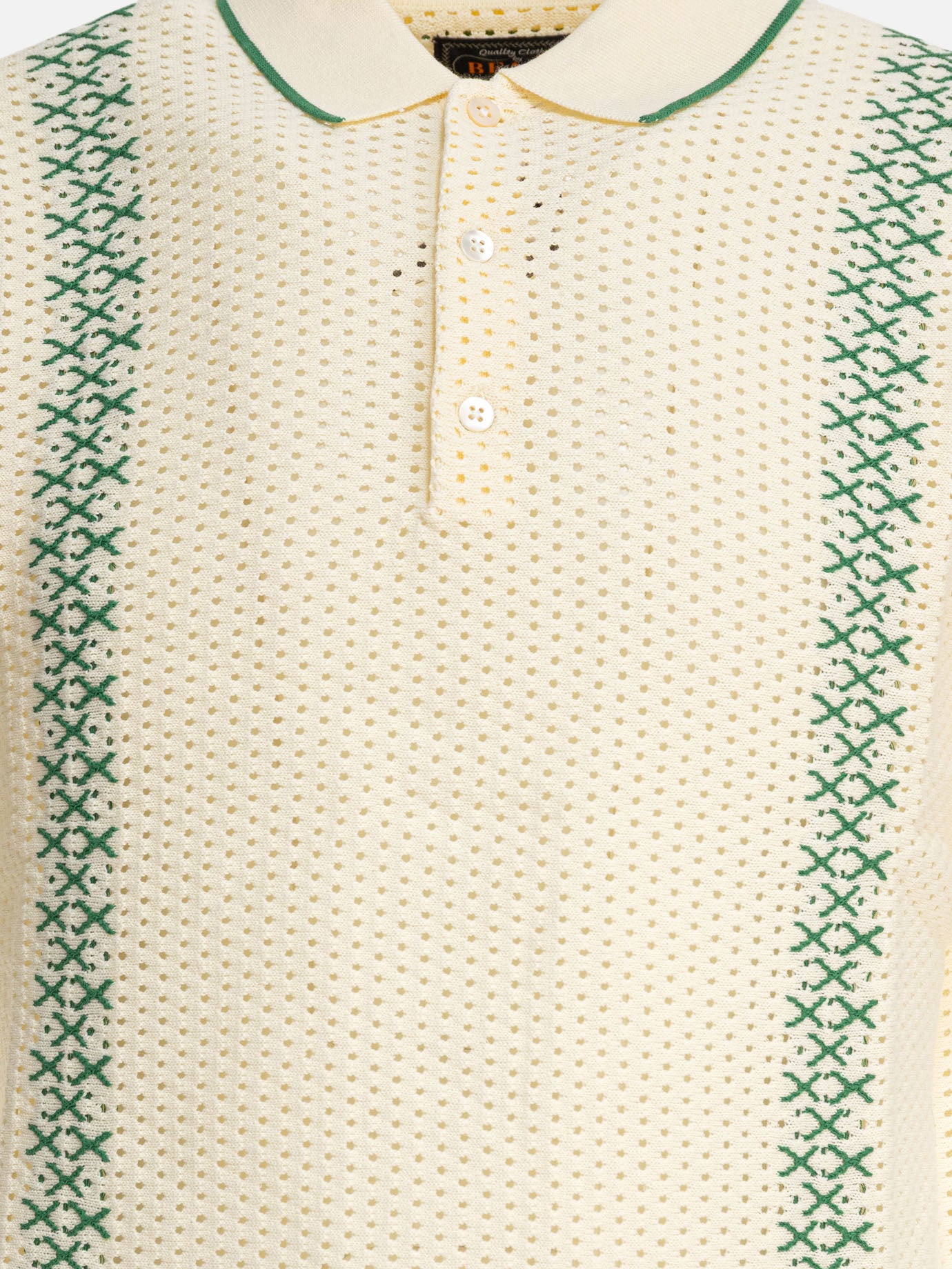 Beams Plus Polo traforata 14973153_XL White thumbnail_3