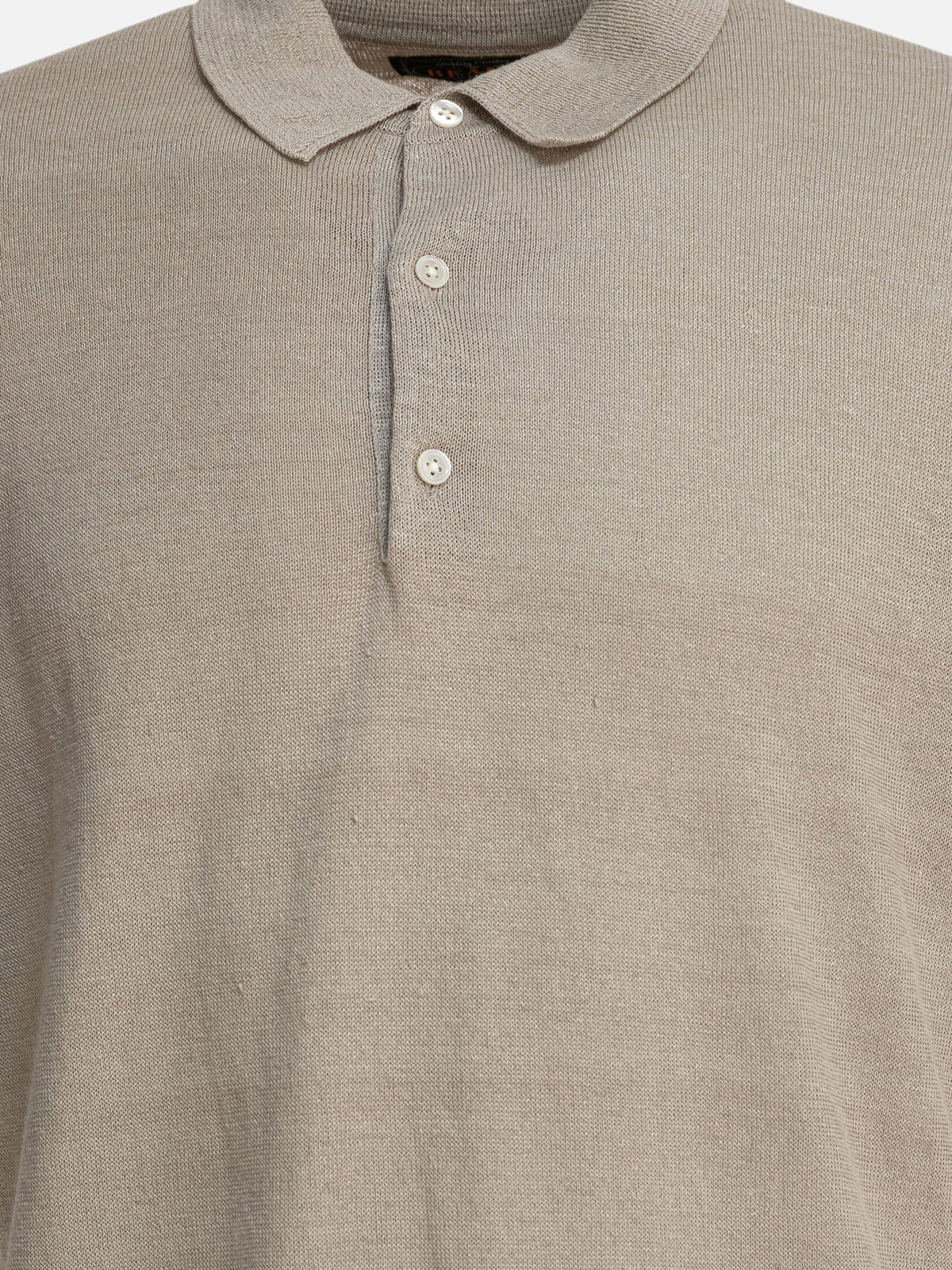 Beams Plus Hemp polo shirt Grey