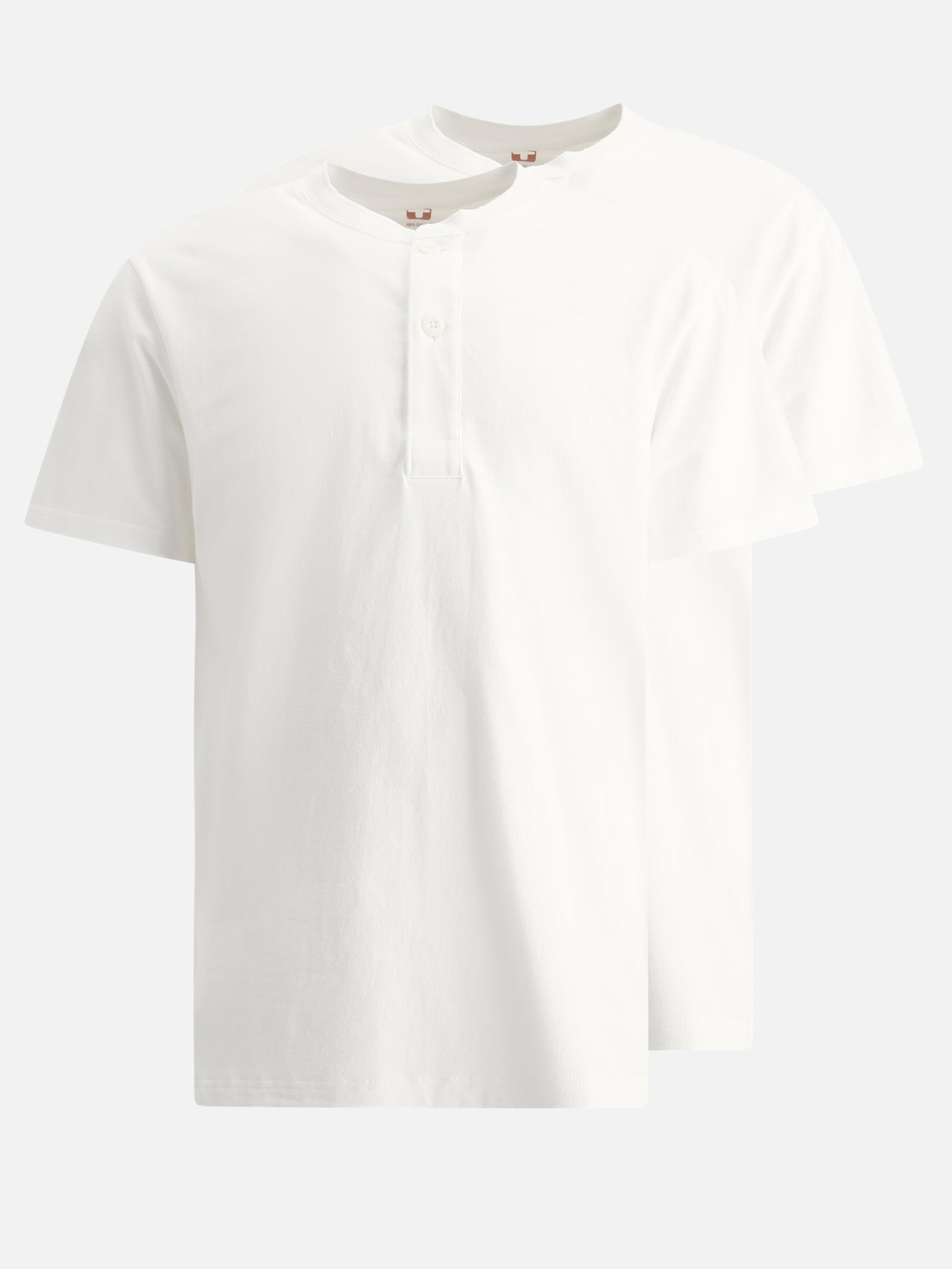 T-shirt serafino Solid colour  Bianco - Beams Plus Uomo | PDP | VIETTI Online Store | Zoom-Modal_15

