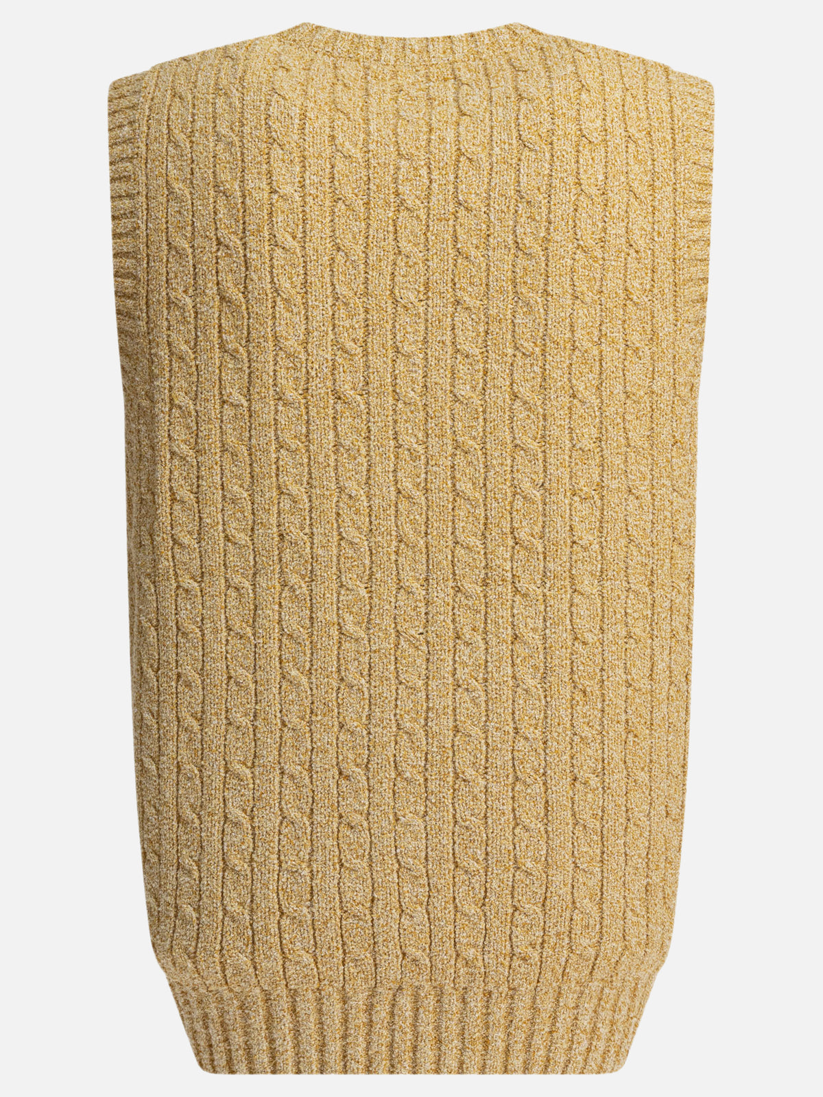 Beams Plus V-neck vest Beige - VIETTI