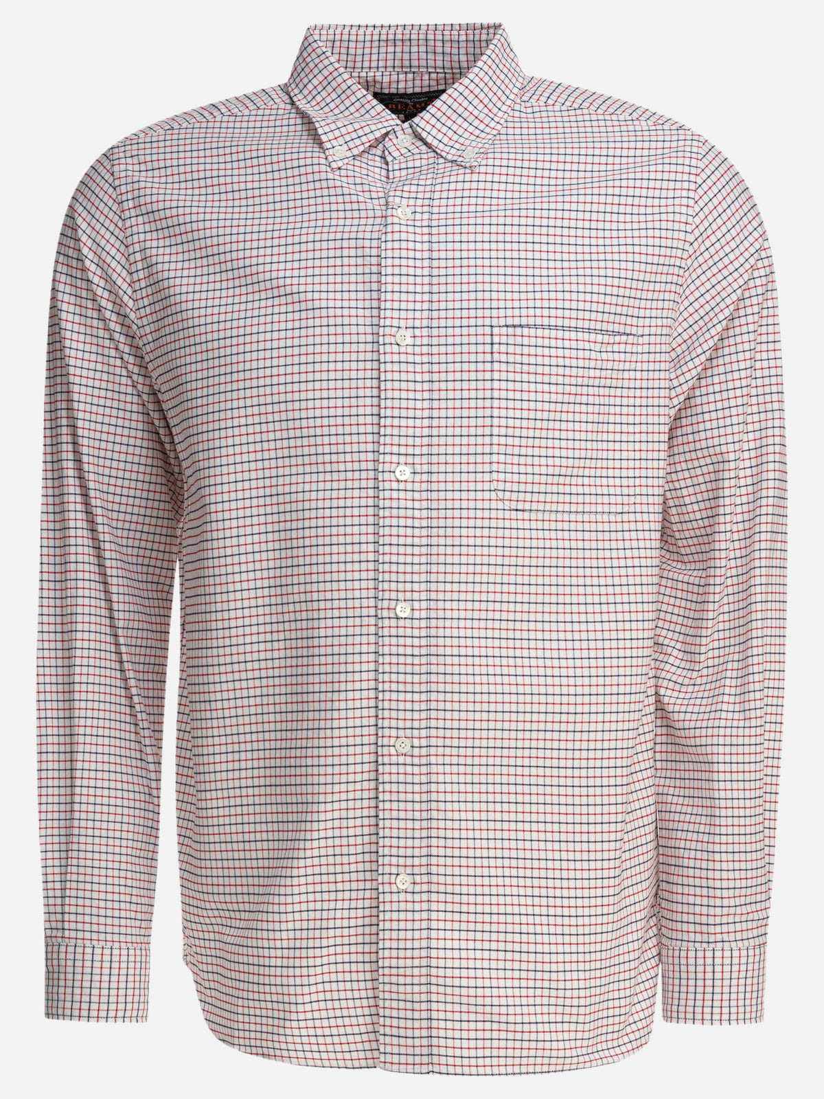 Beams Plus "Oxford Tattersall" shirt White
