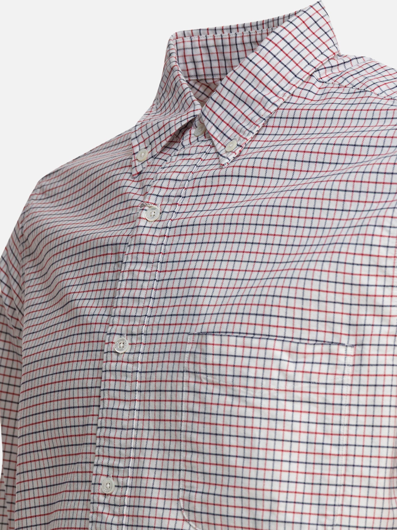 Camicie casual Check  Bianco - Beams Plus Uomo | PDP | VIETTI Online Store | thumbnail_4