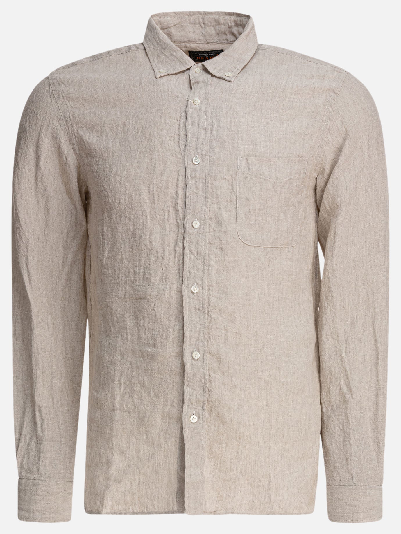 Casual shirts Solid colour  Beige - Beams Plus Men | PDP | VIETTI Online Store | thumbnail