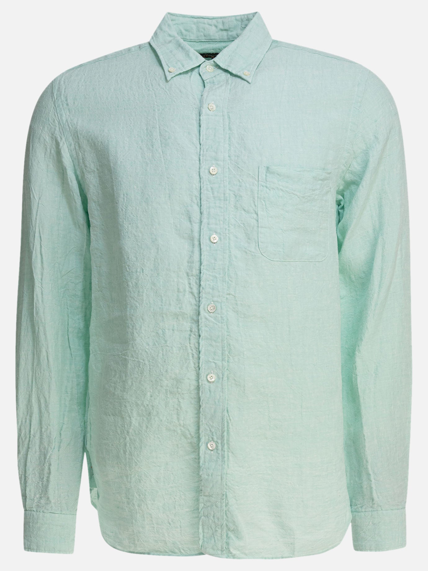 Camicie casual Solid colour  Verde - Beams Plus Uomo | PDP | VIETTI Online Store | thumbnail