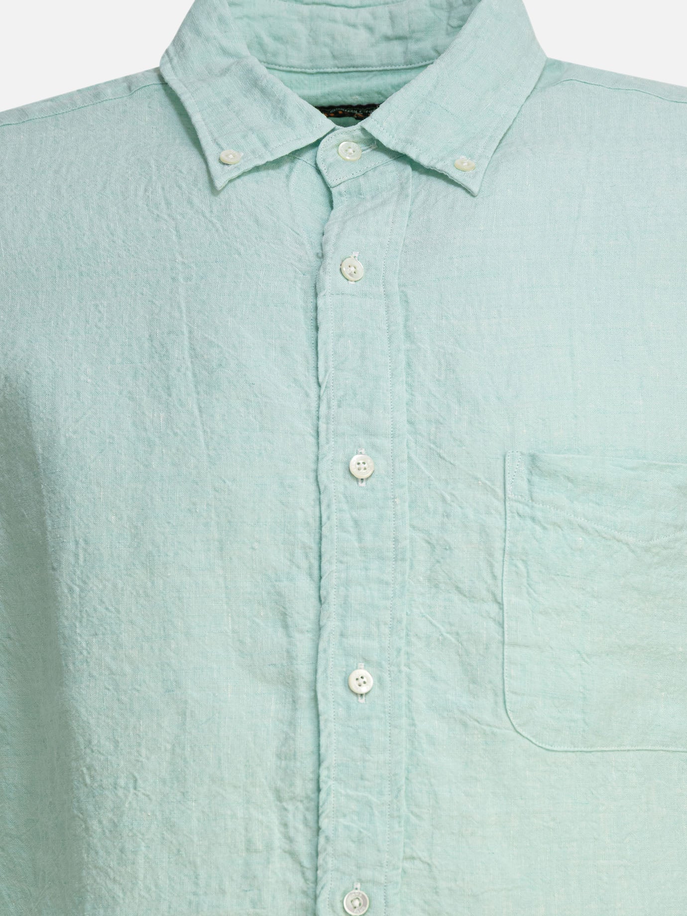 Camicie casual Solid colour  Verde - Beams Plus Uomo | PDP | VIETTI Online Store | thumbnail_3