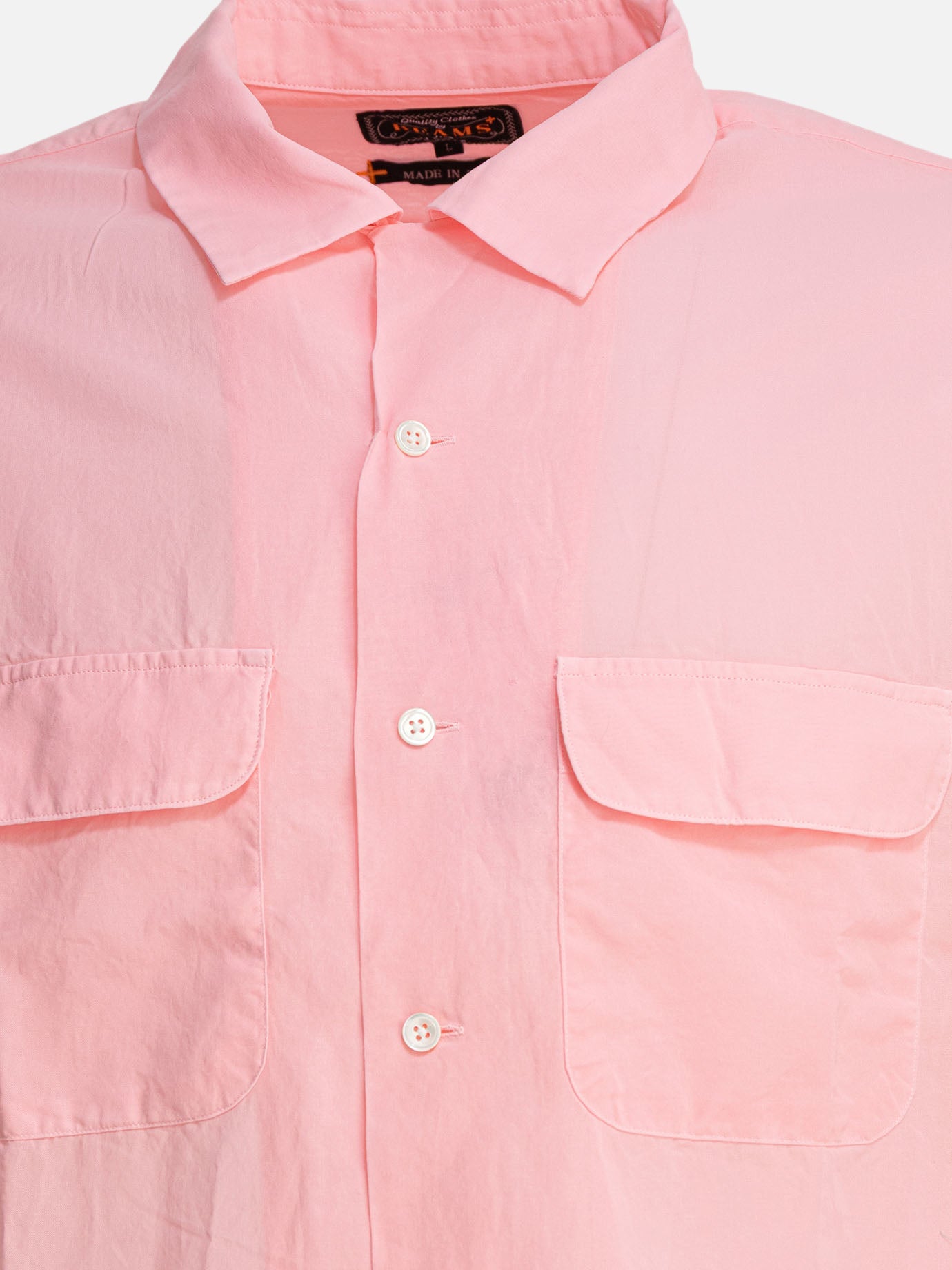 Camicie casual Solid colour  Rosa - Beams Plus Uomo | PDP | VIETTI Online Store | Zoom-Modal_3
